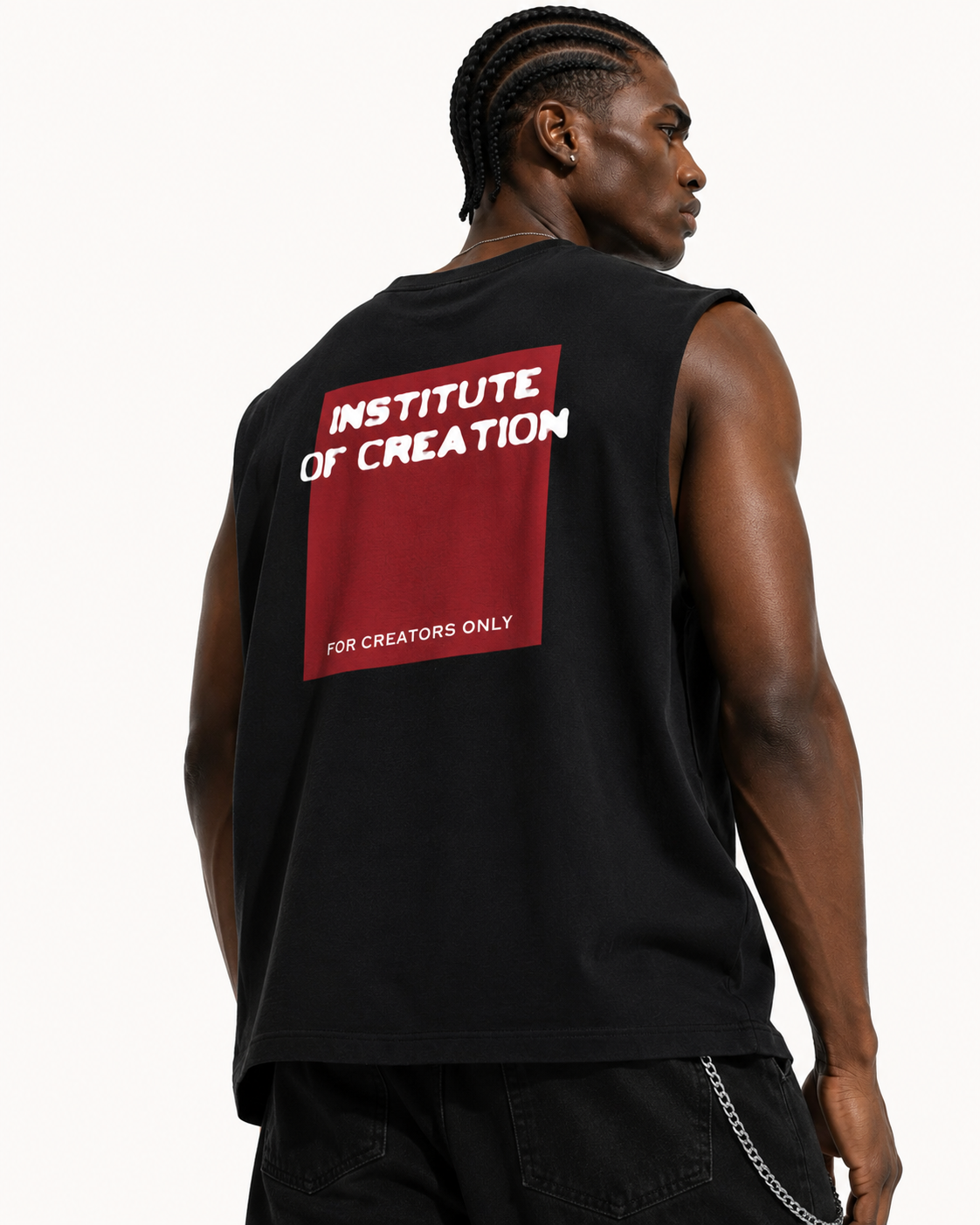 Manifesto Tank Top Black