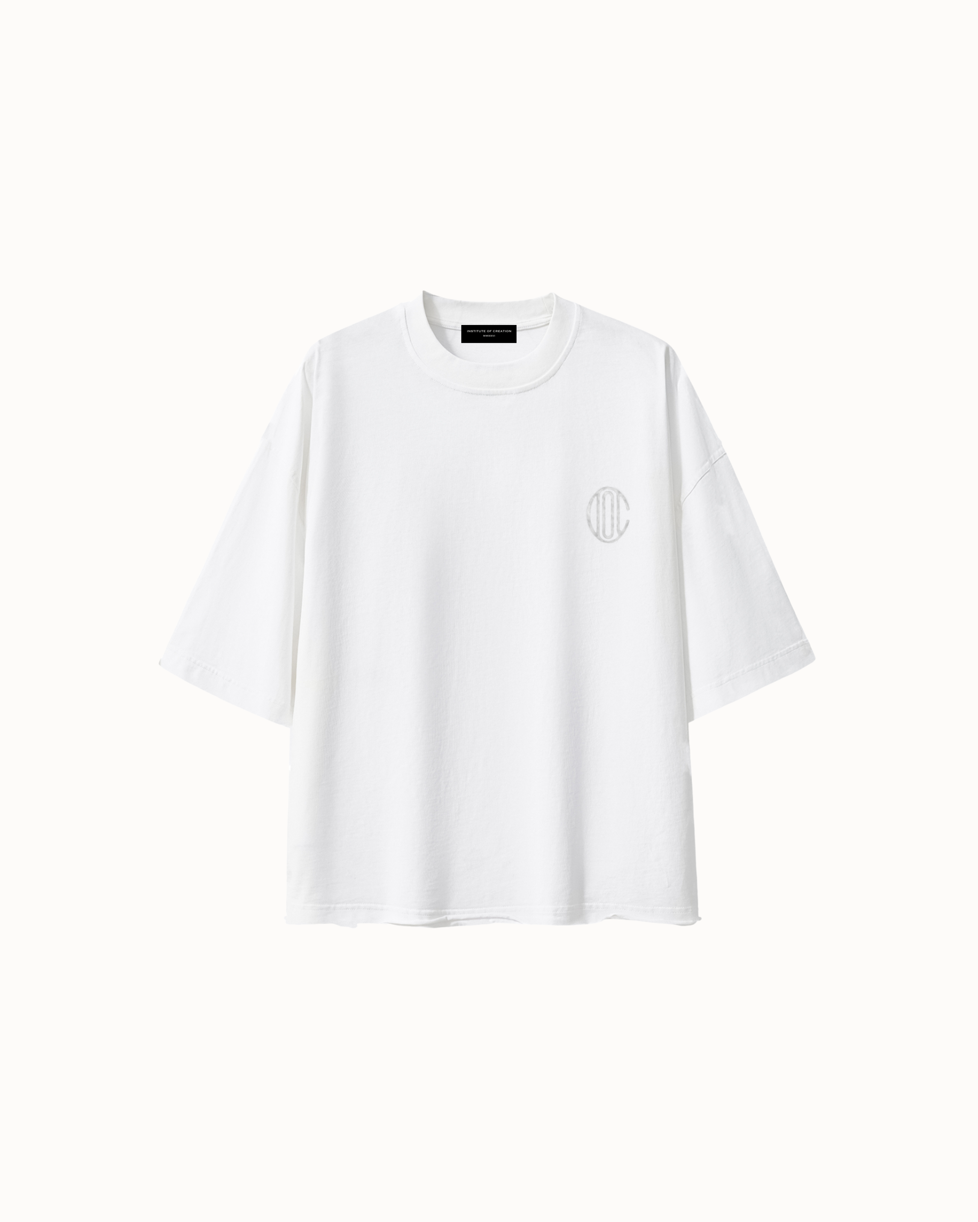 Crest T-Shirt White — Institute of Creation