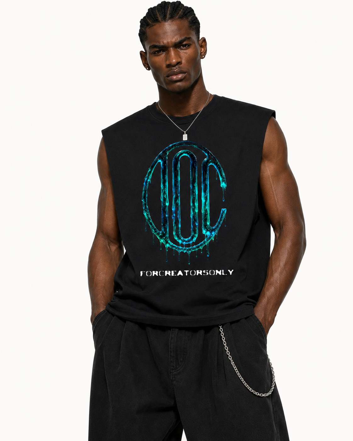 Primordial Tank Top Black