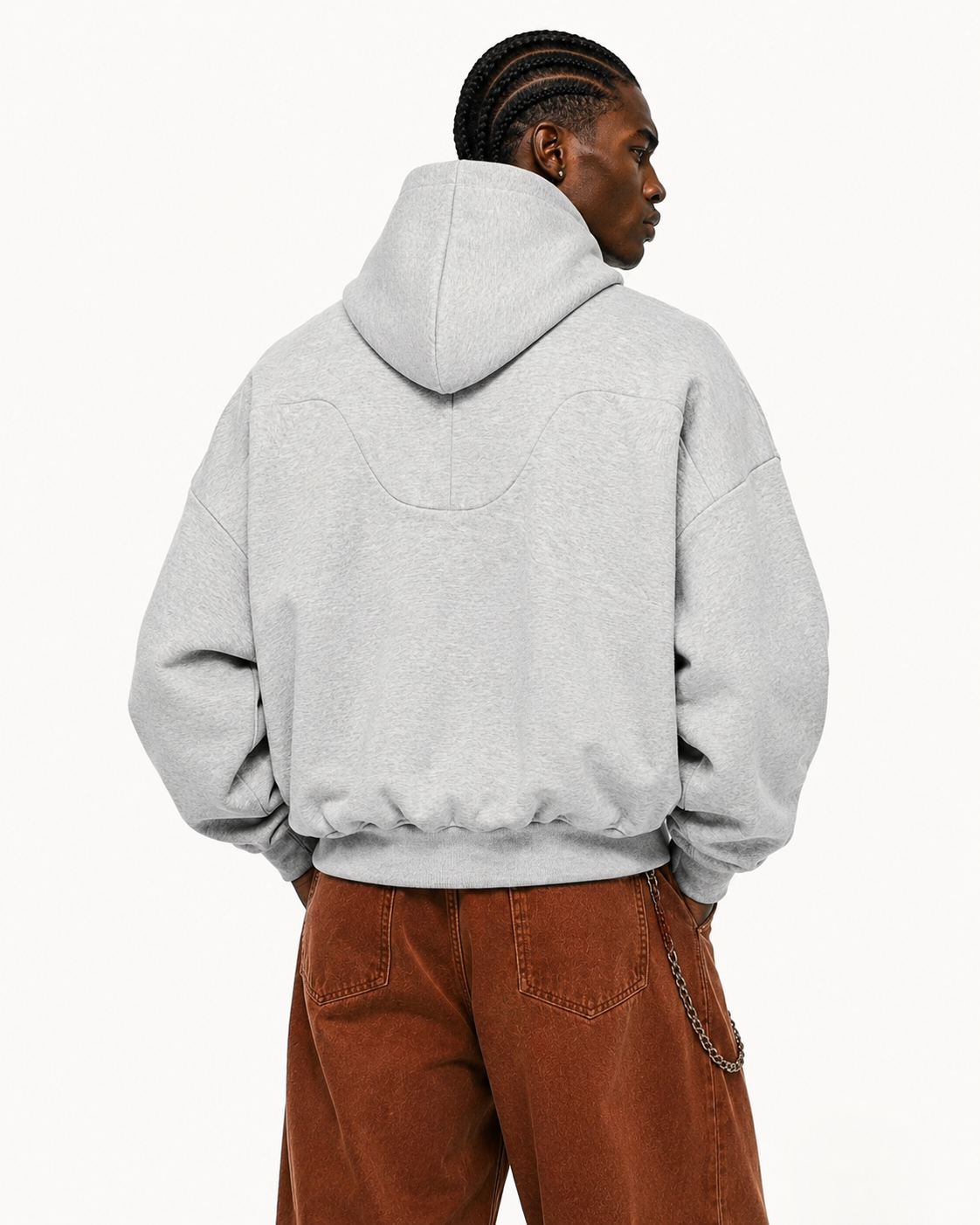 Doctrine Hoodie Flower Gray