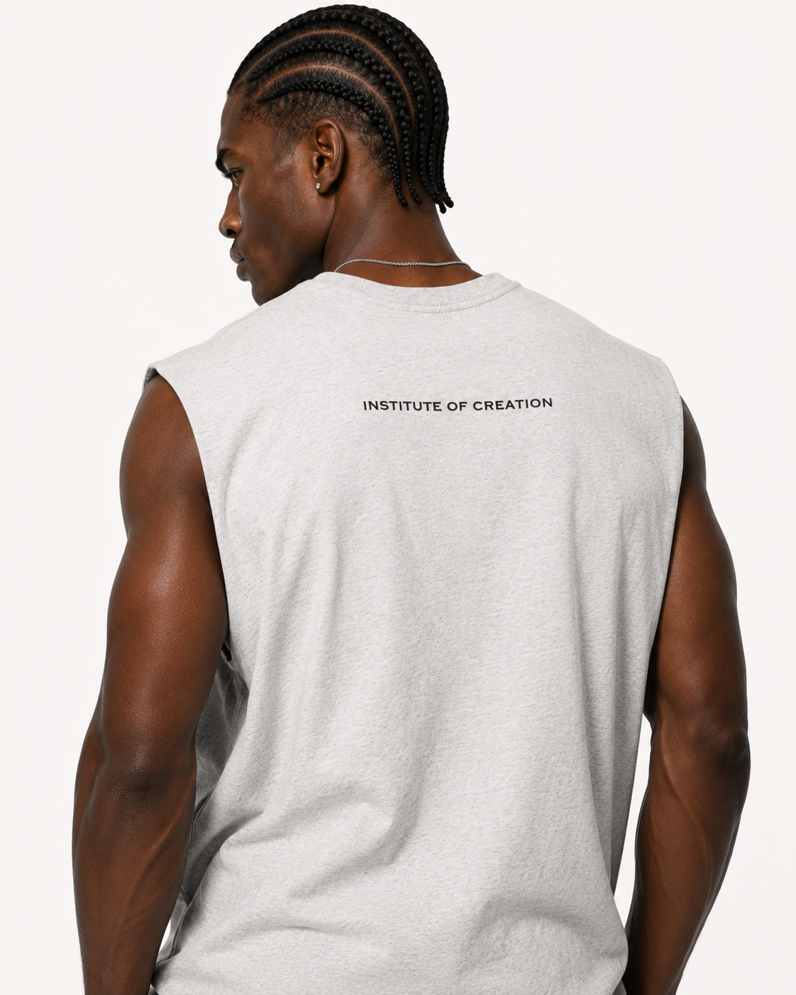 Forge Tank Top Flower Gray