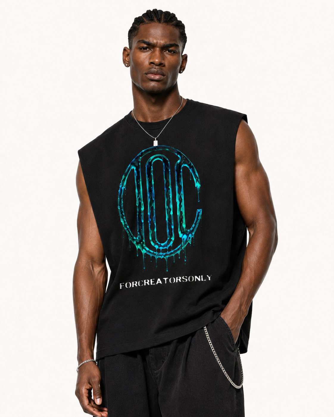 Primordial Tank Top Black