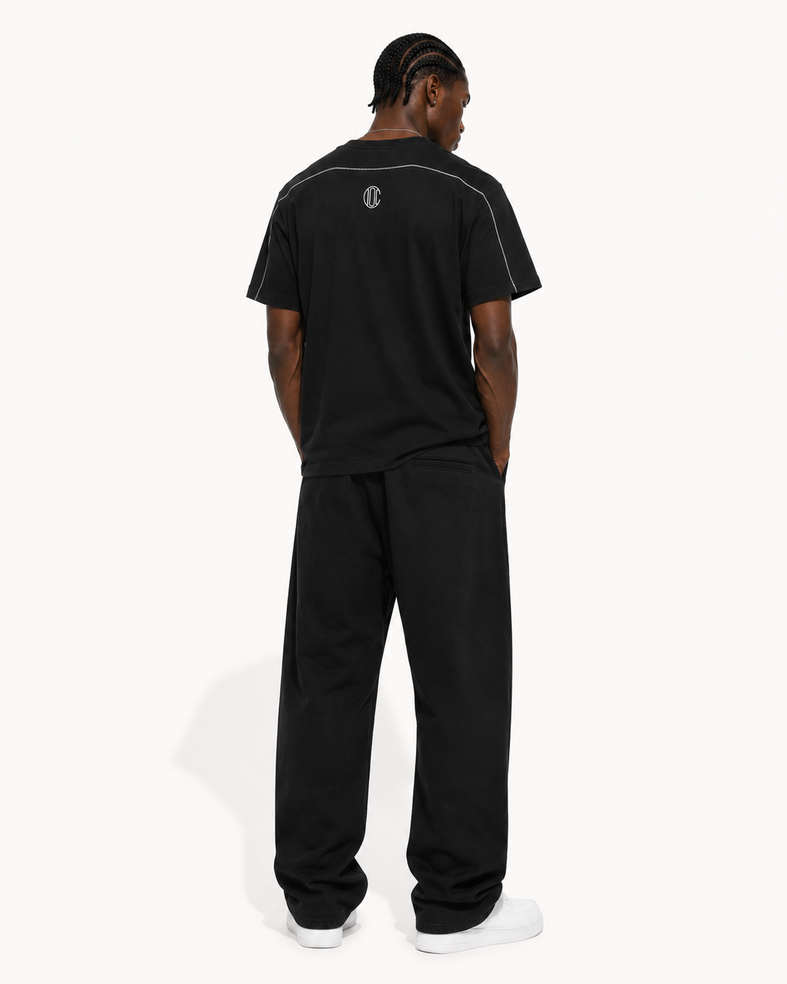Lined Sigil T-Shirt Black