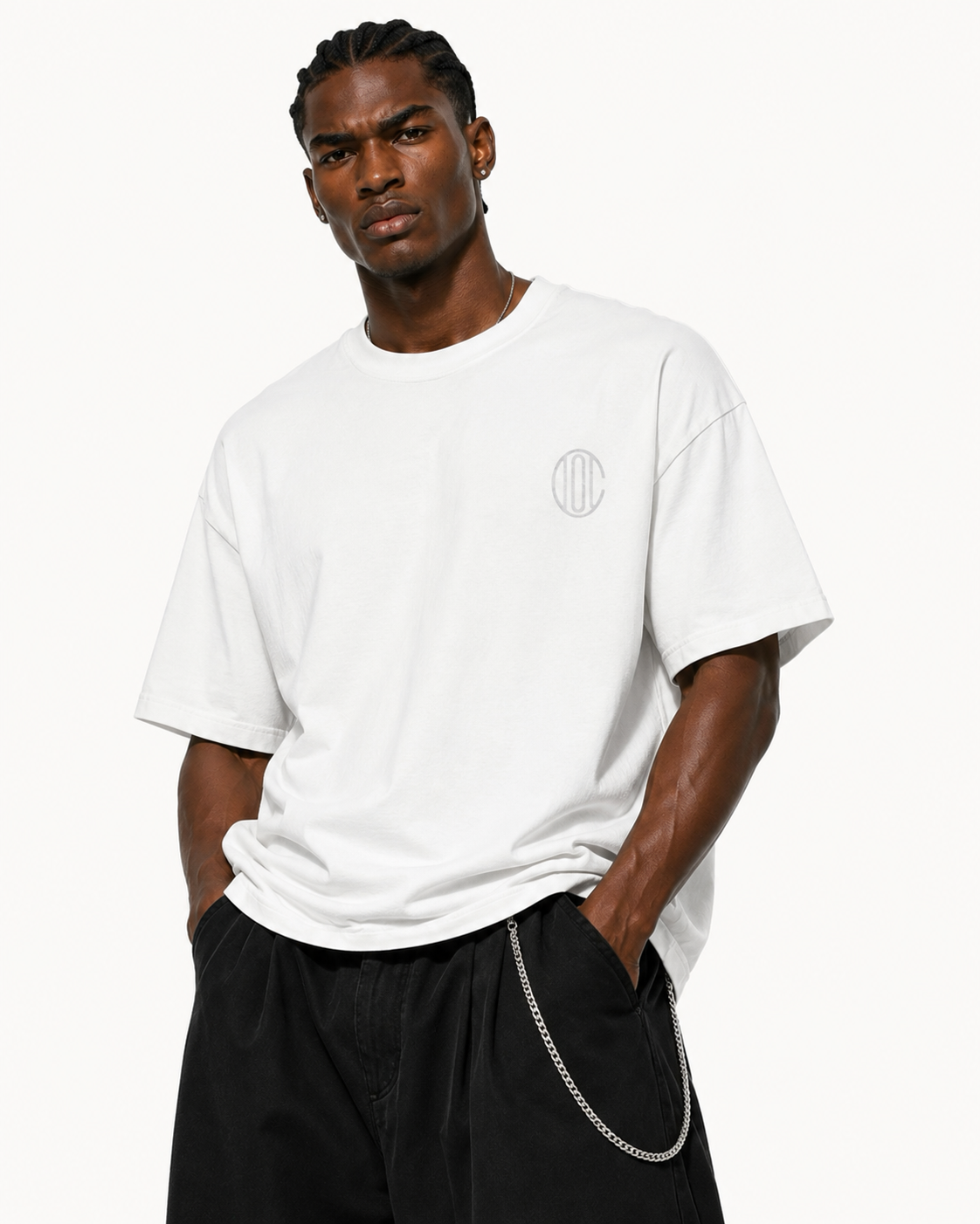 Crest T-shirt White