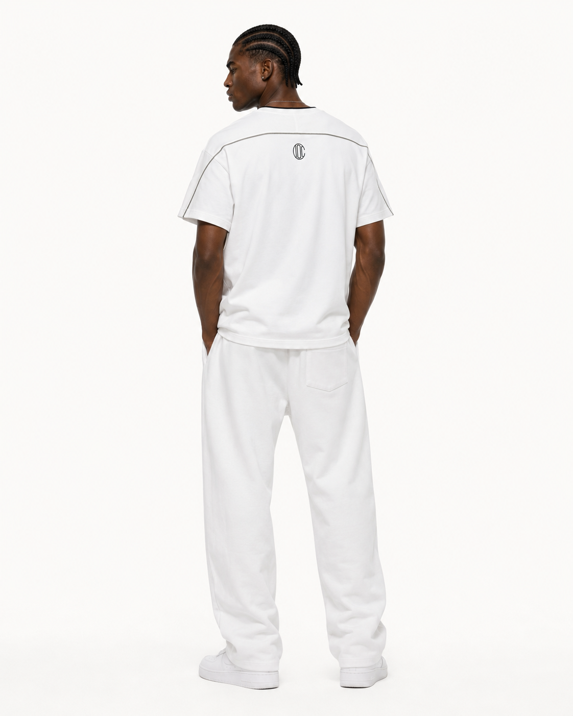 Lined Sigil T-Shirt White