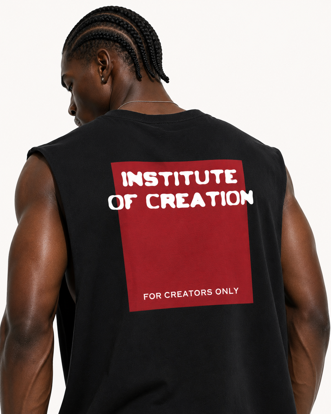Manifesto Tank Top Black