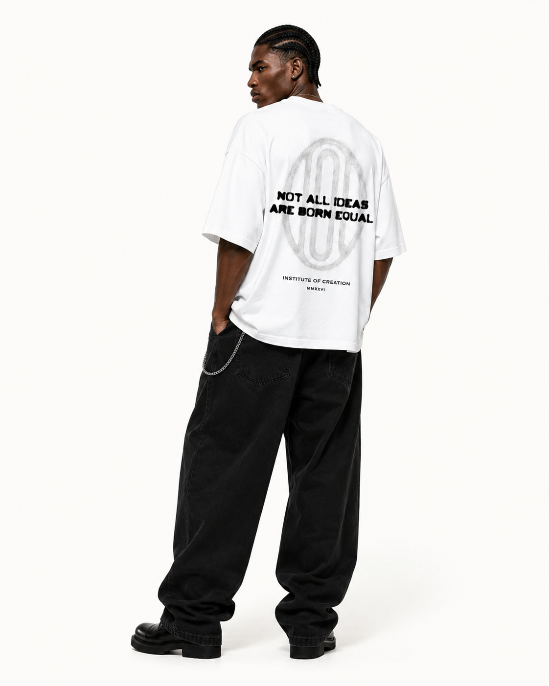 Crest T-shirt White