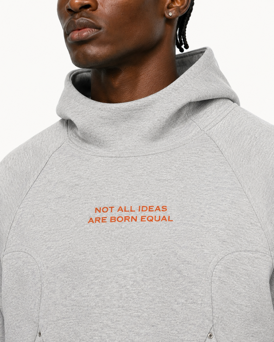 Doctrine Hoodie Flower Gray