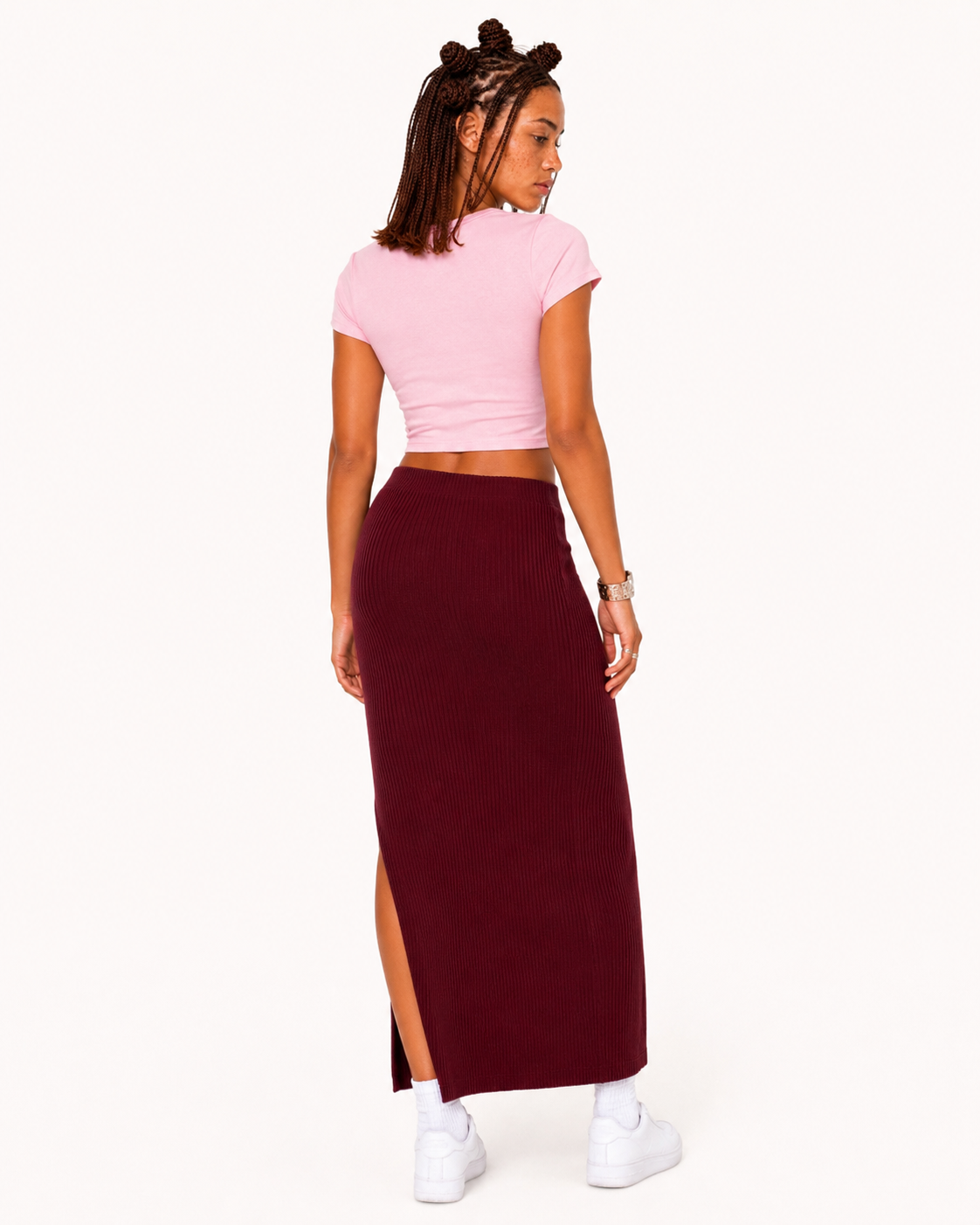 Mantra Crop Top Pink