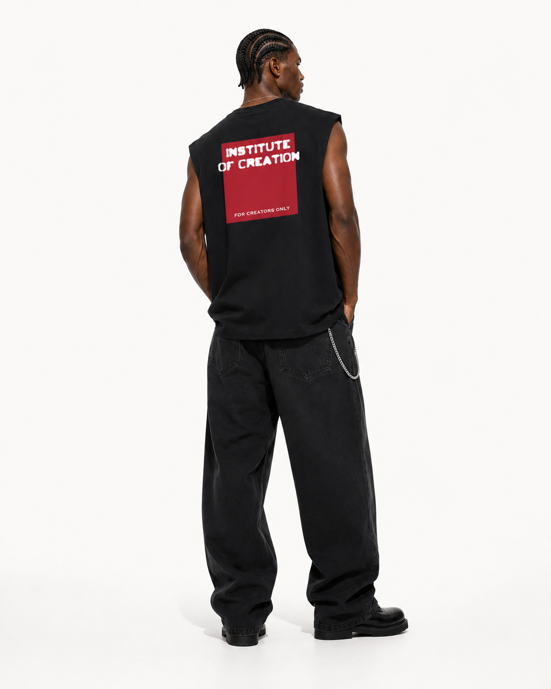Manifesto Tank Top Black