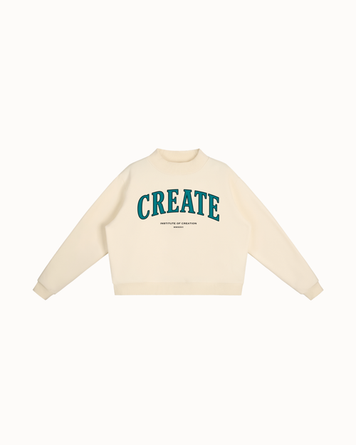 Artisan Sweatshirt Cream Apricot — Institute of Creation