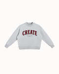 Artisan Sweatshirt Flower Gray — Institute of Creation