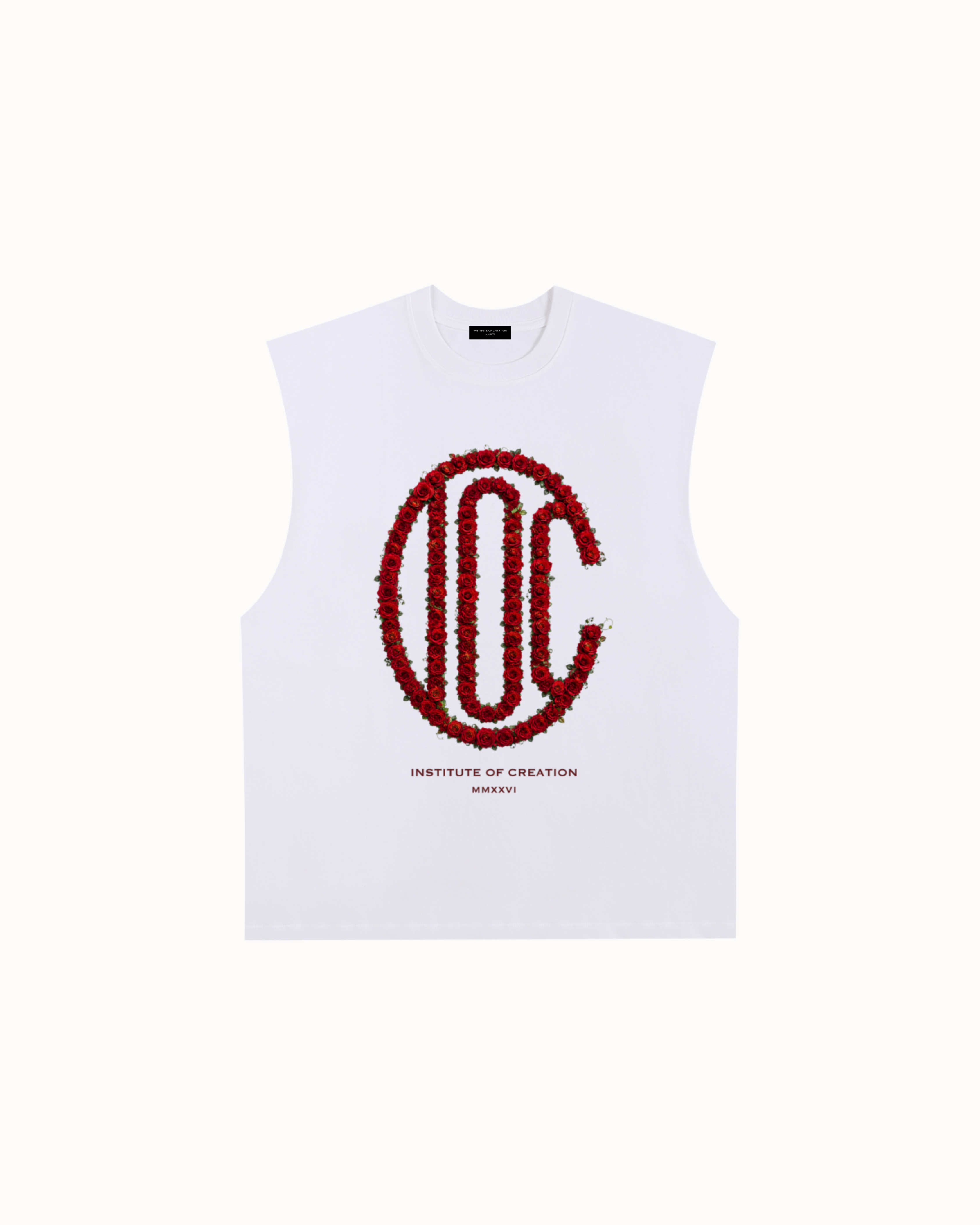 Bloom Tank Top White — Institute of Creation