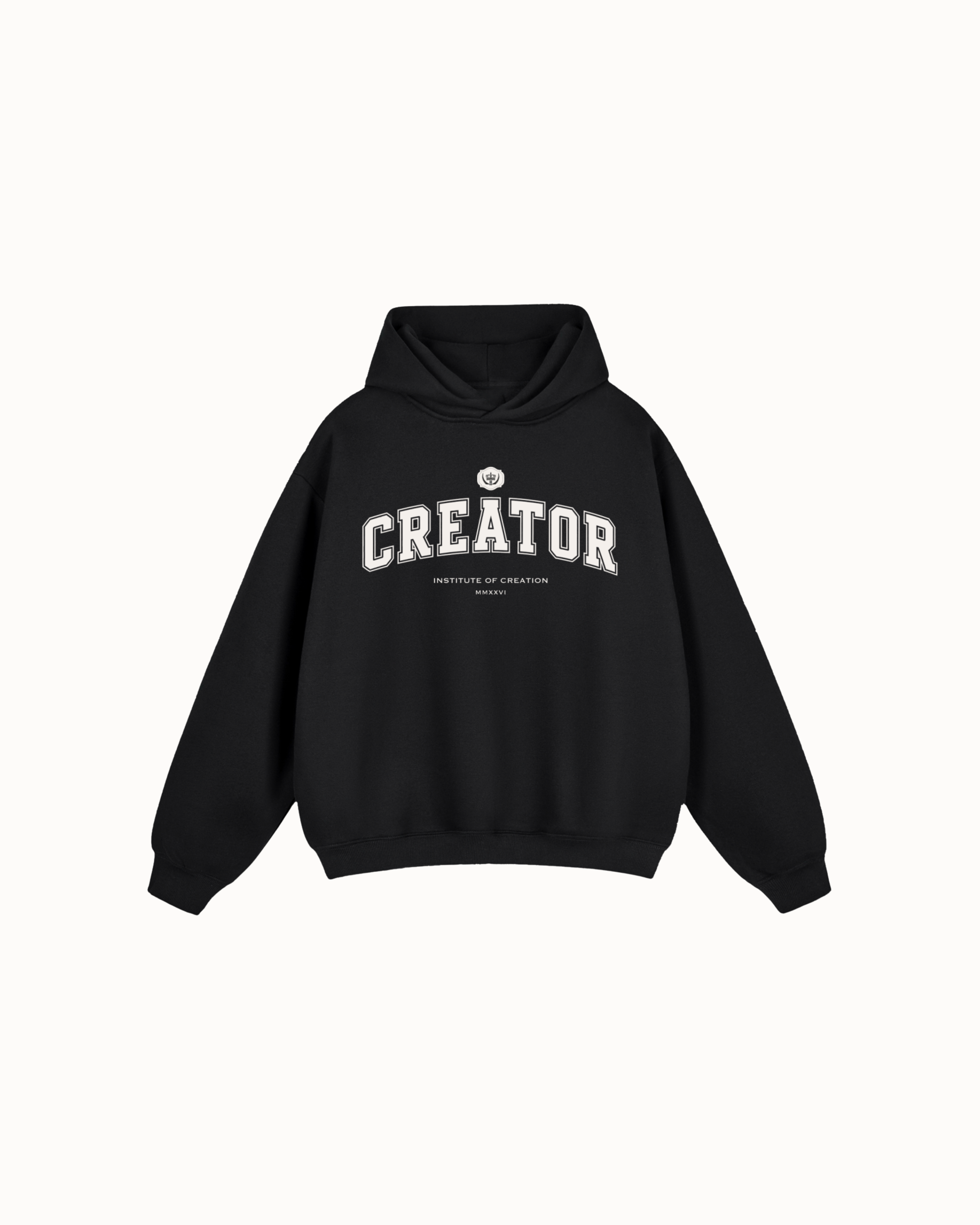 Creator Varsity Hoodie Black — Institute of Creation