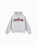 Creator Varsity Hoodie Flower Gray — Institute of Creation