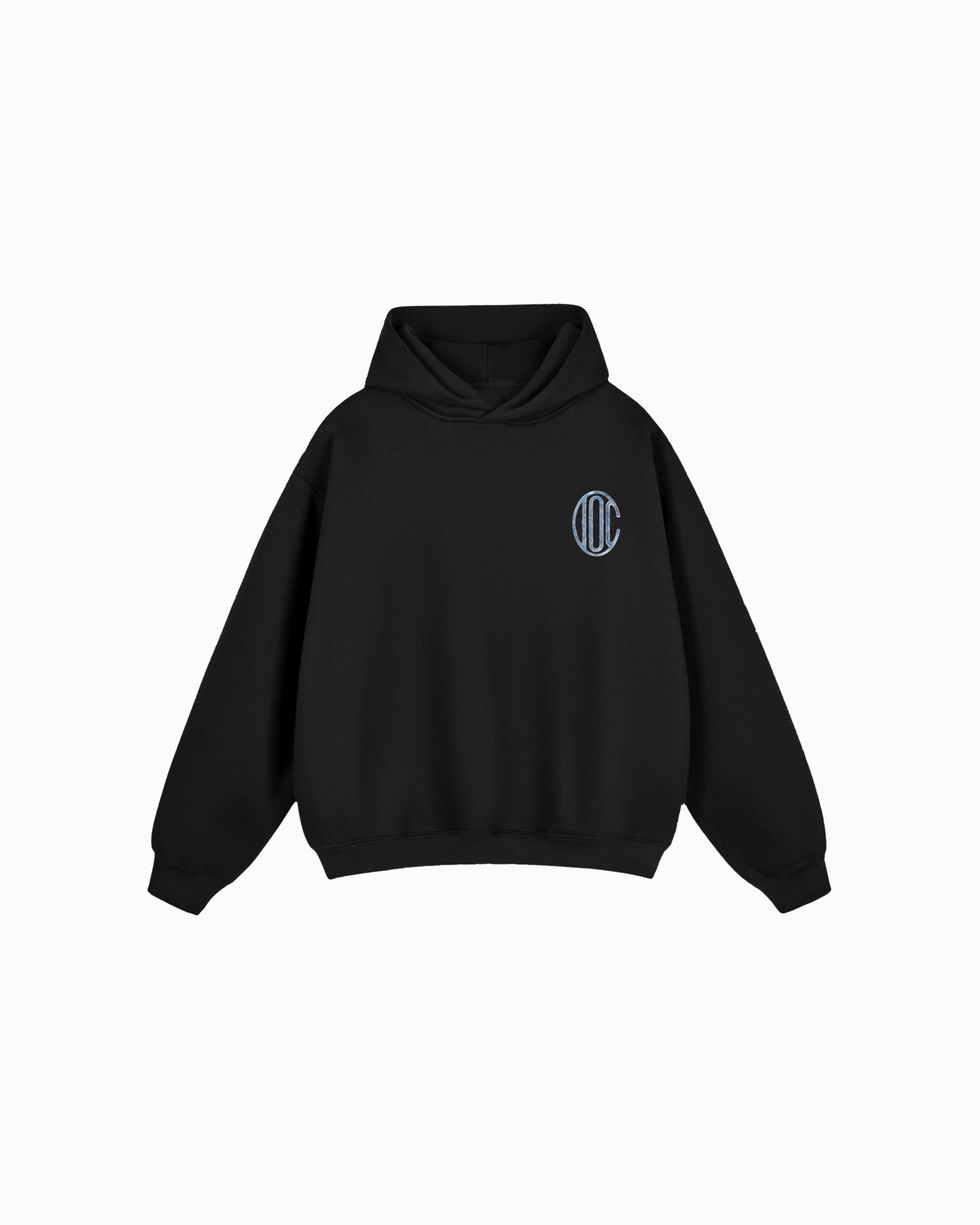 Crest Hoodie Black — Institute of Creation