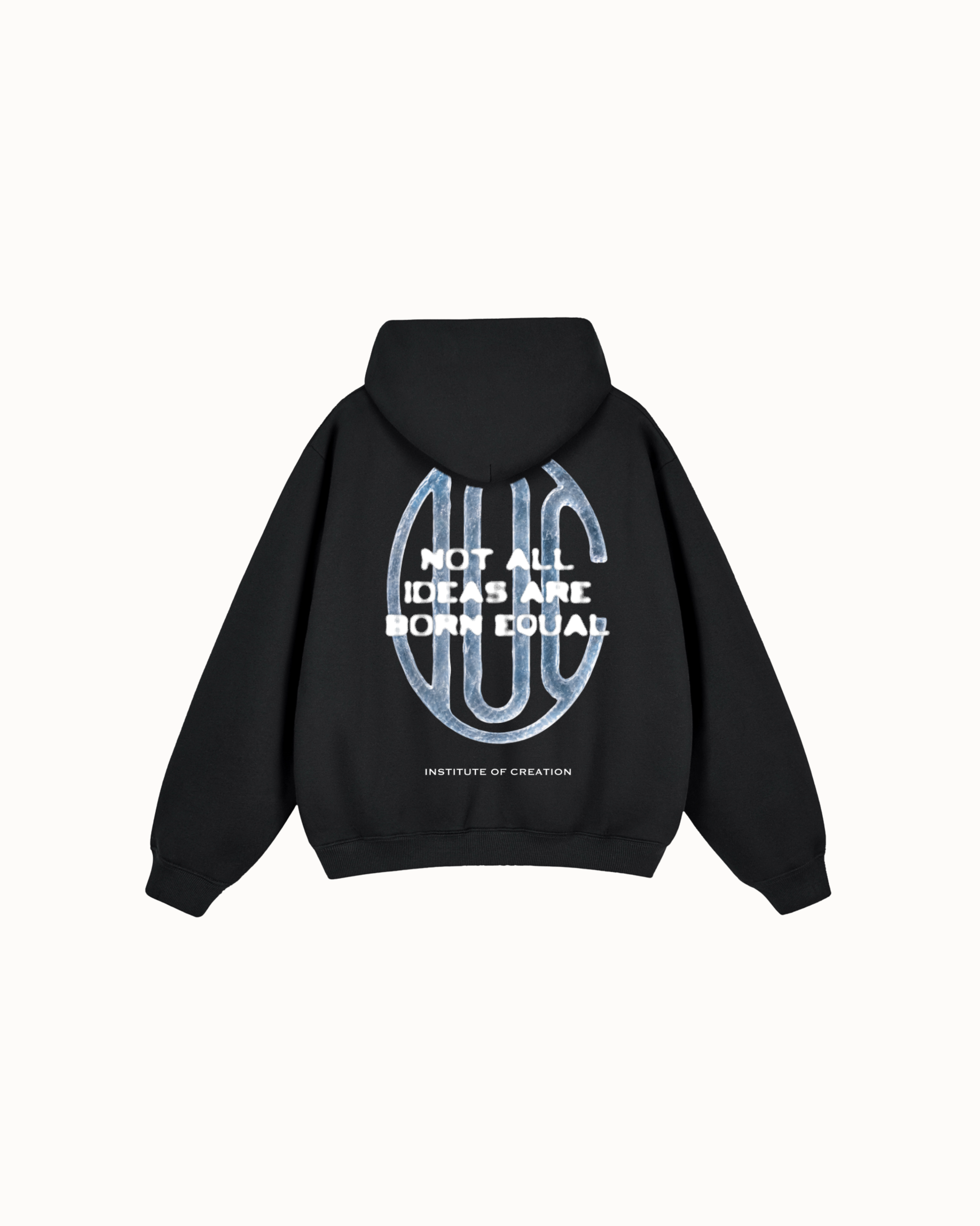 Crest Hoodie Black