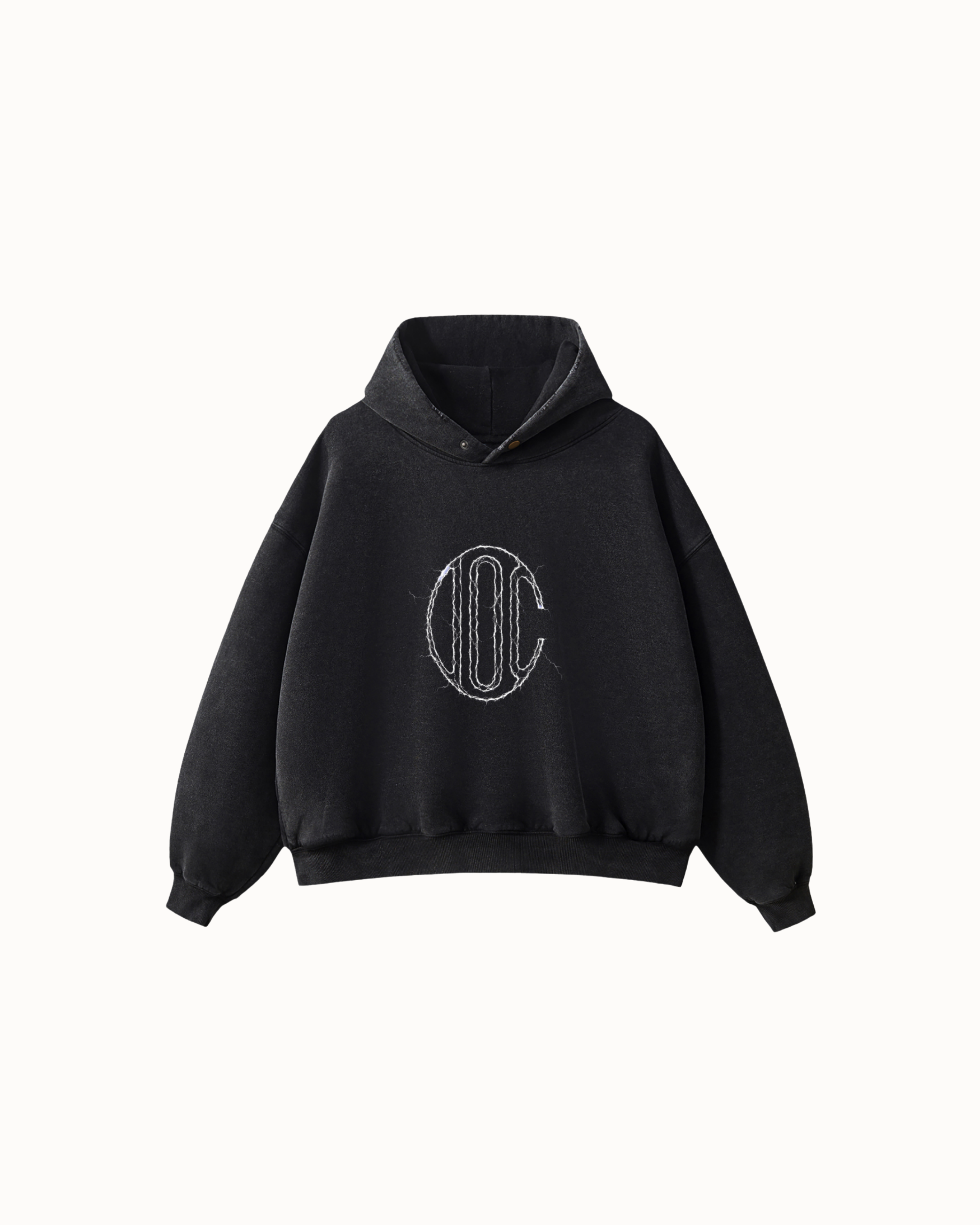 Electro Hoodie Black — Institute of Creation