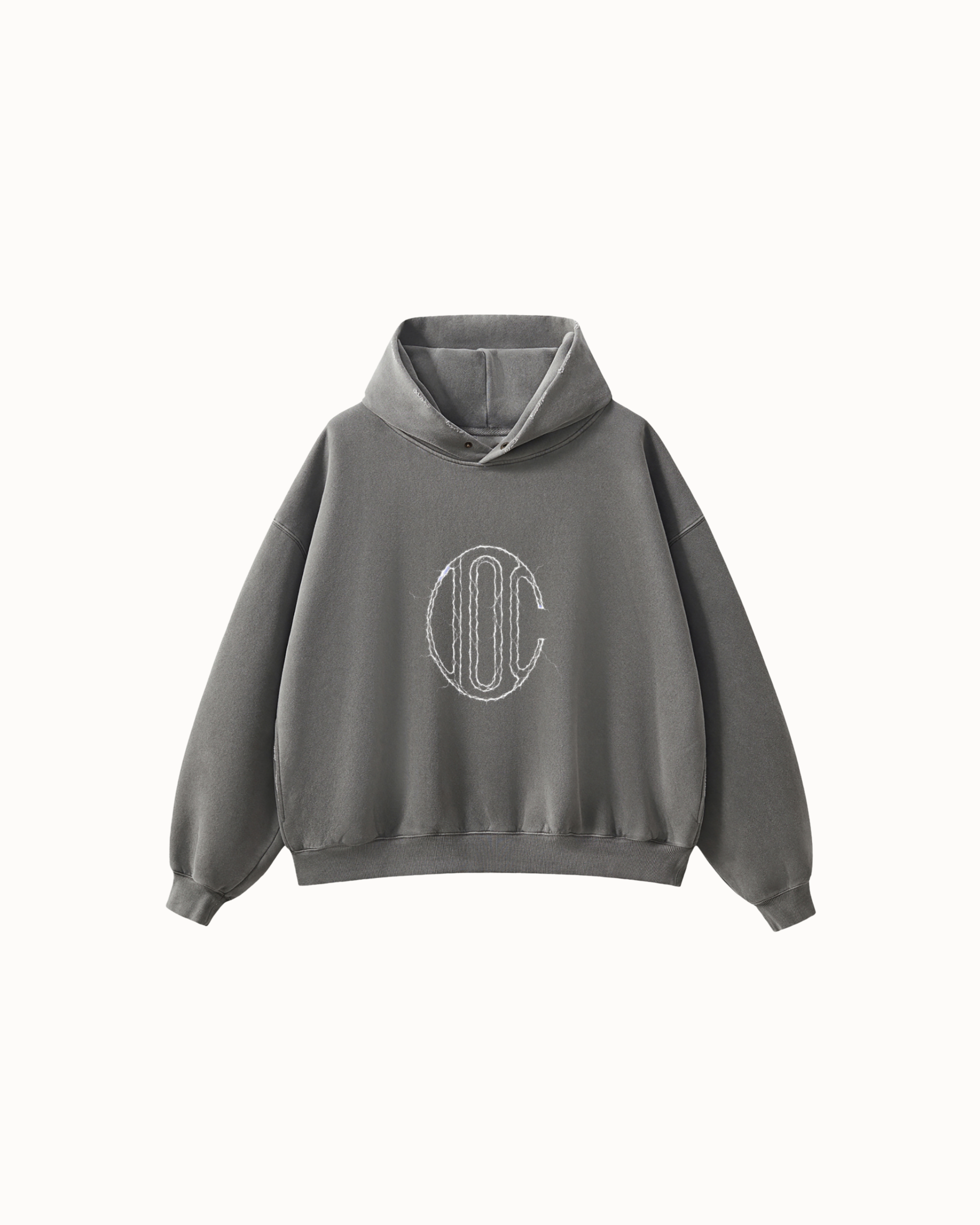 Electro Hoodie Dark Gray — Institute of Creation