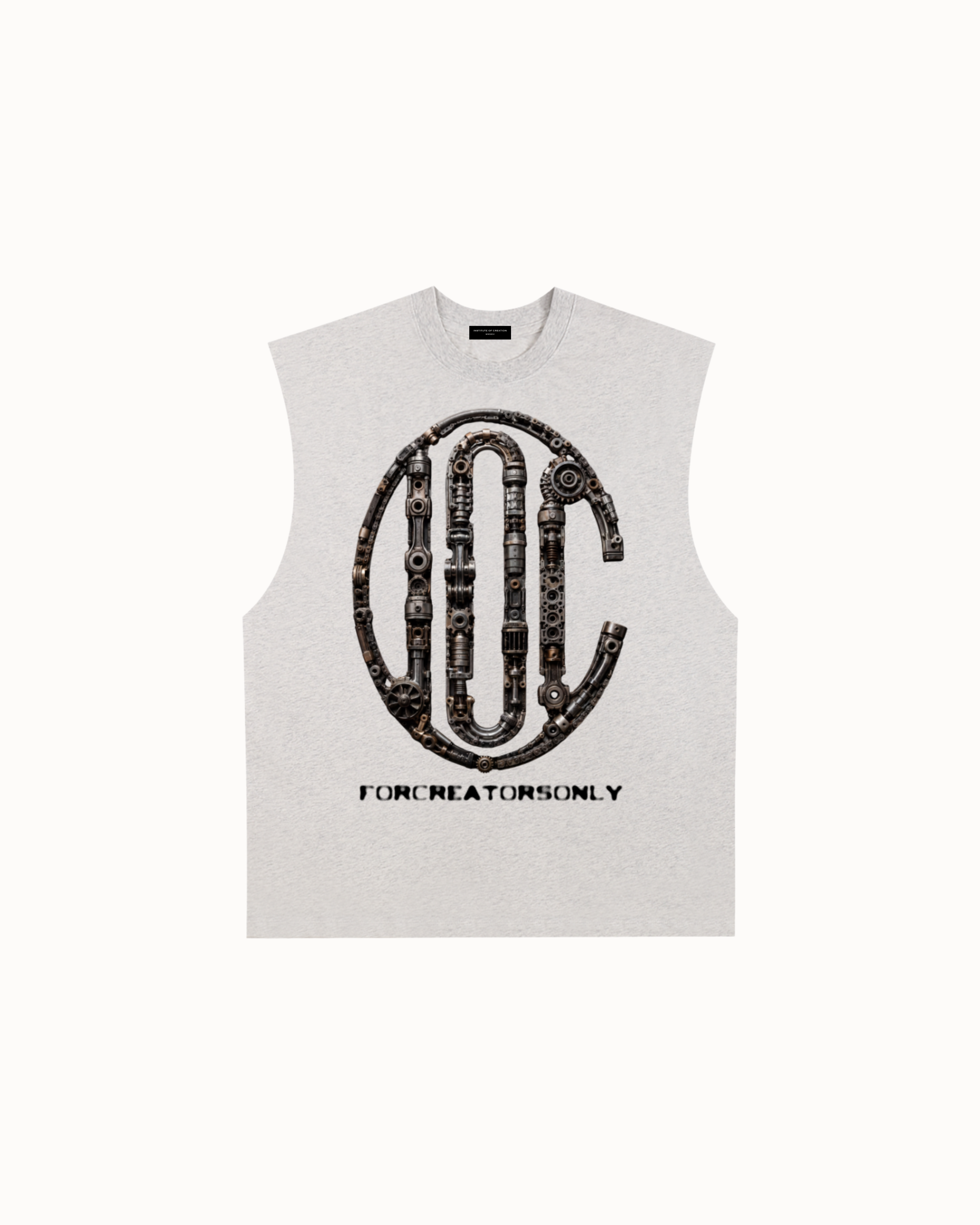 Forge Tank Top Flower Gray — Institute of Creation