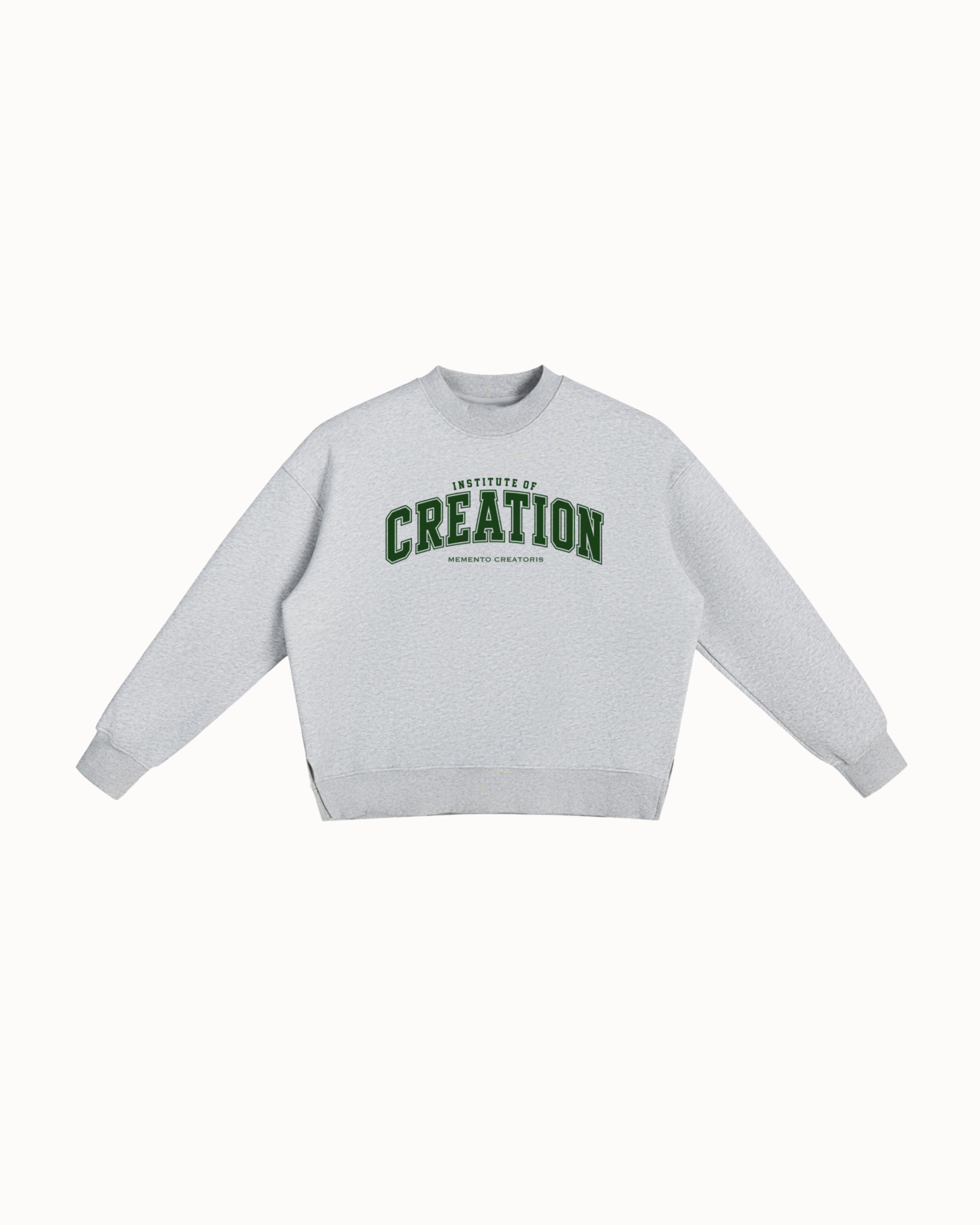 Genesis Sweatshirt Flower Gray — Institute of Creation