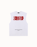Graffiti Tank Top White — Institute of Creation