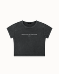 History Crop Top Black — Institute of Creation