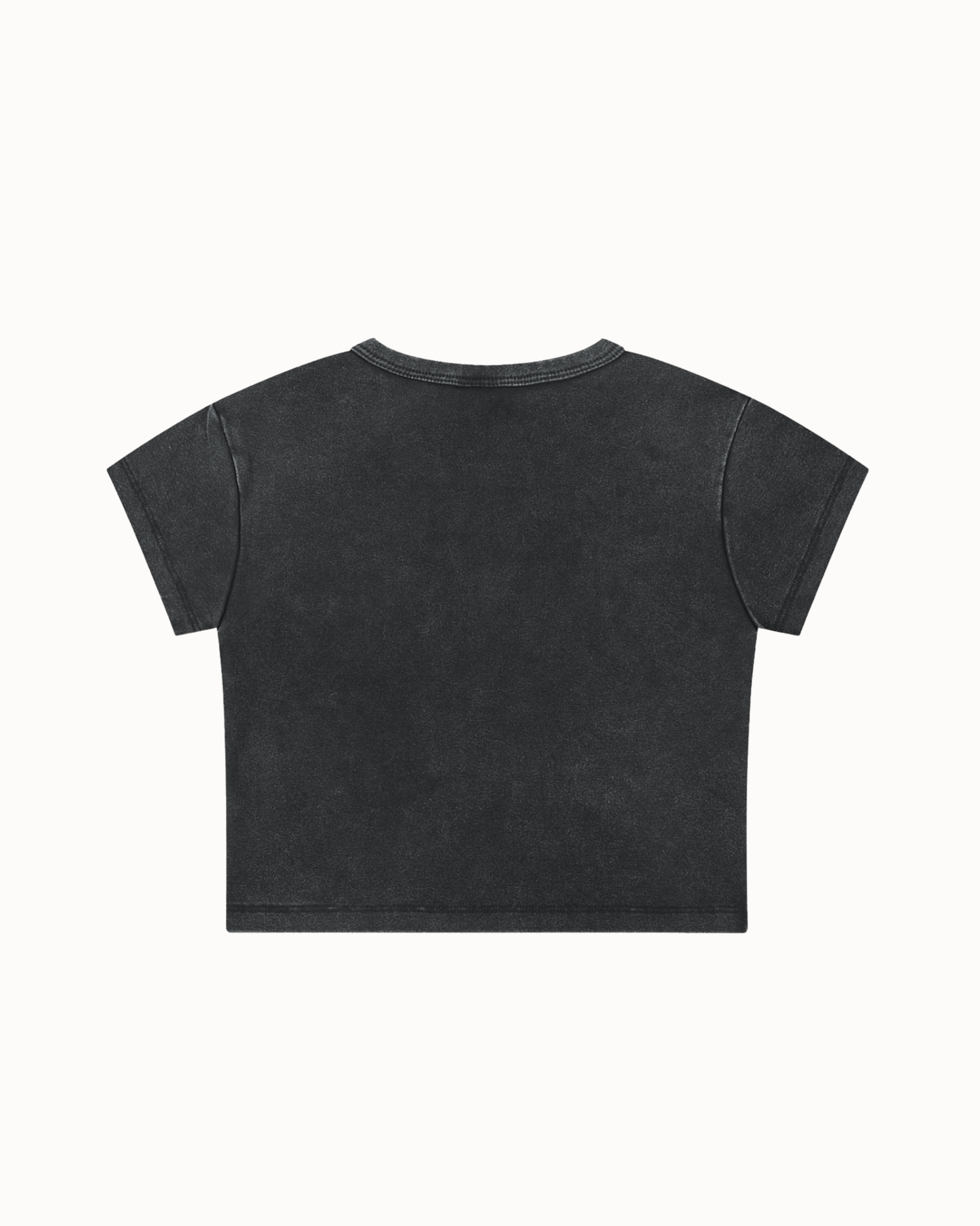 History Crop Top Black