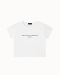 History Crop Top White — Institute of Creation