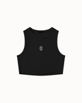 Icon Crop Tank Black — Institute of Creation
