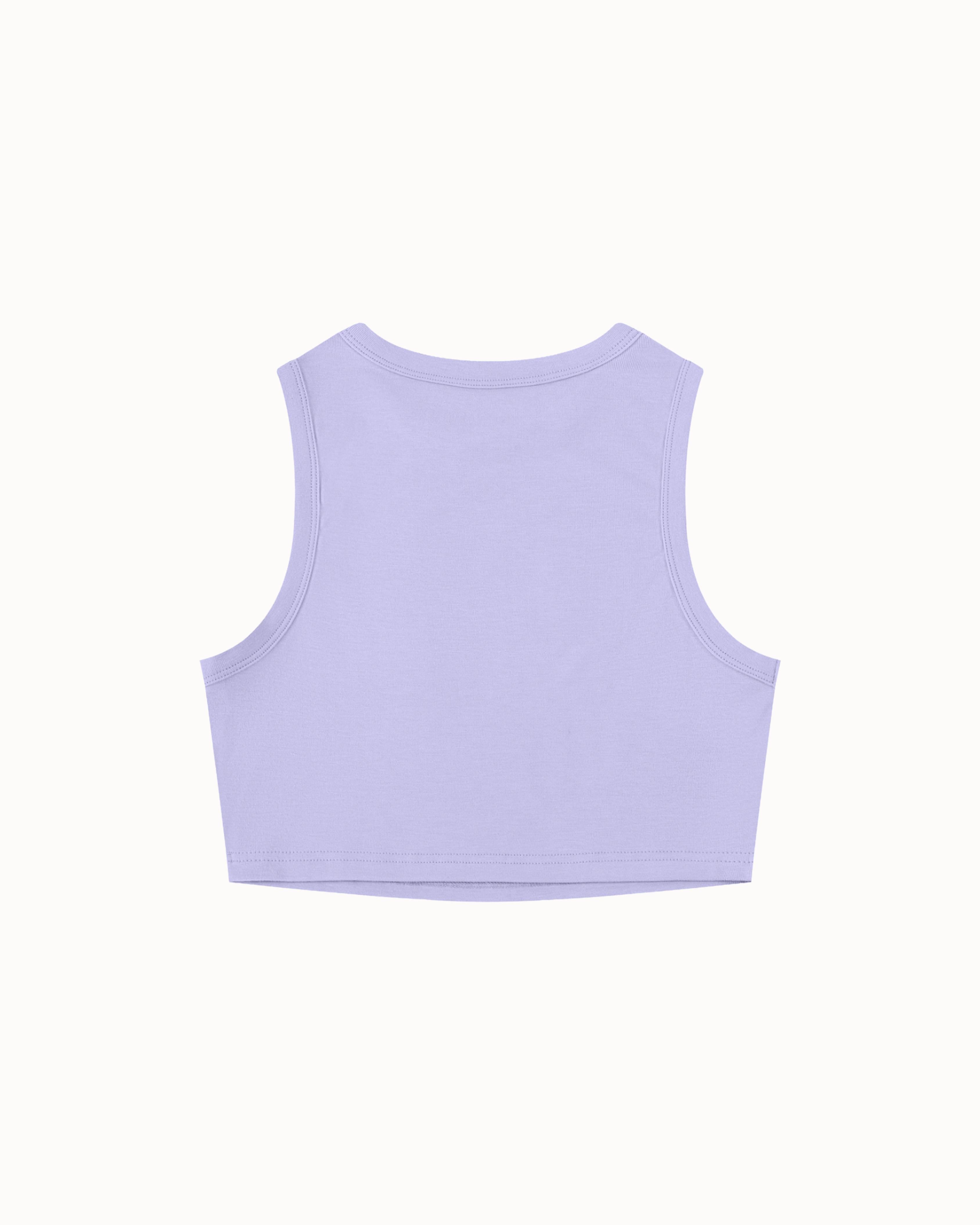 Icon Crop Tank Light Purple