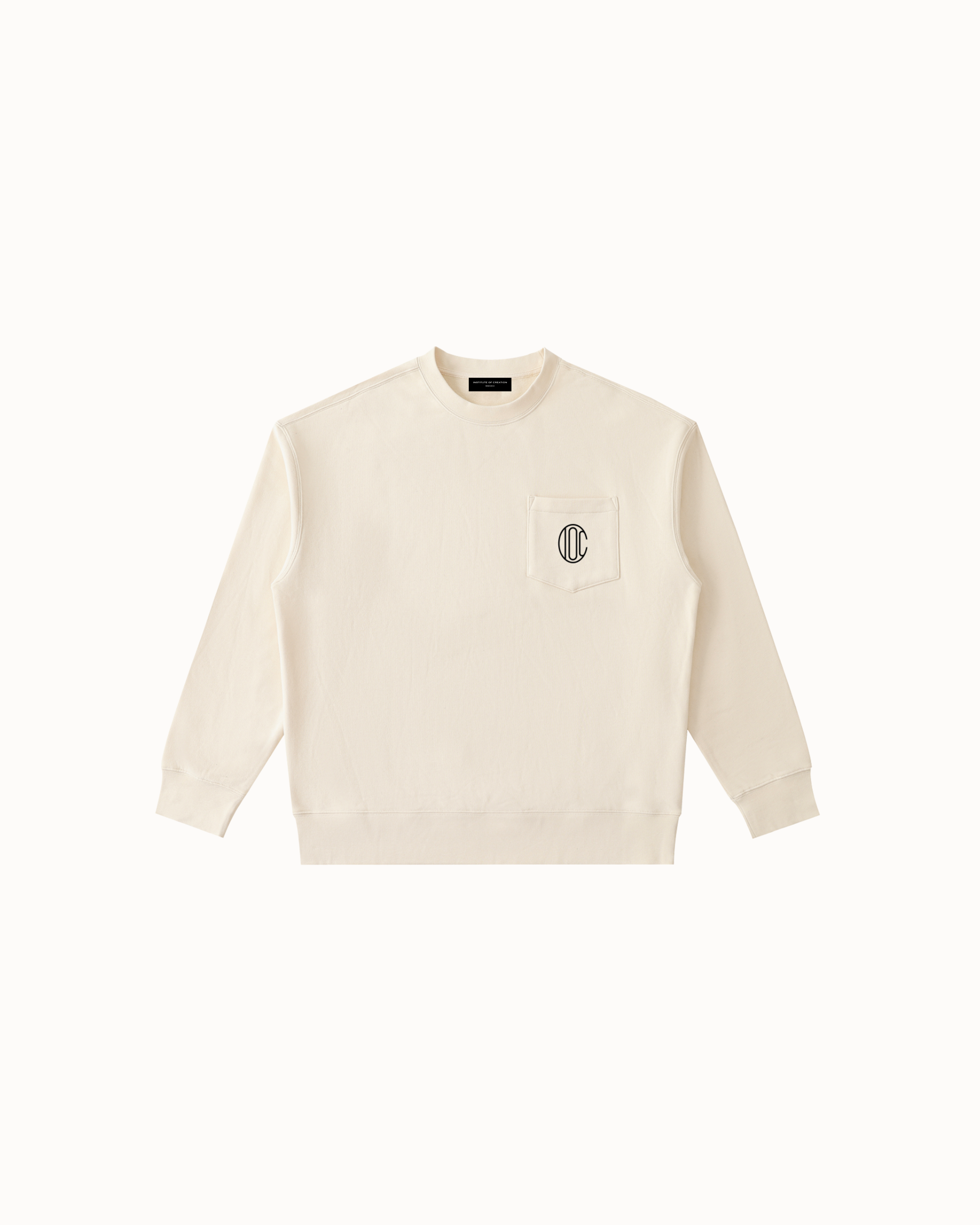 Ledger Sweatshirt Apricot — Institute of Creation
