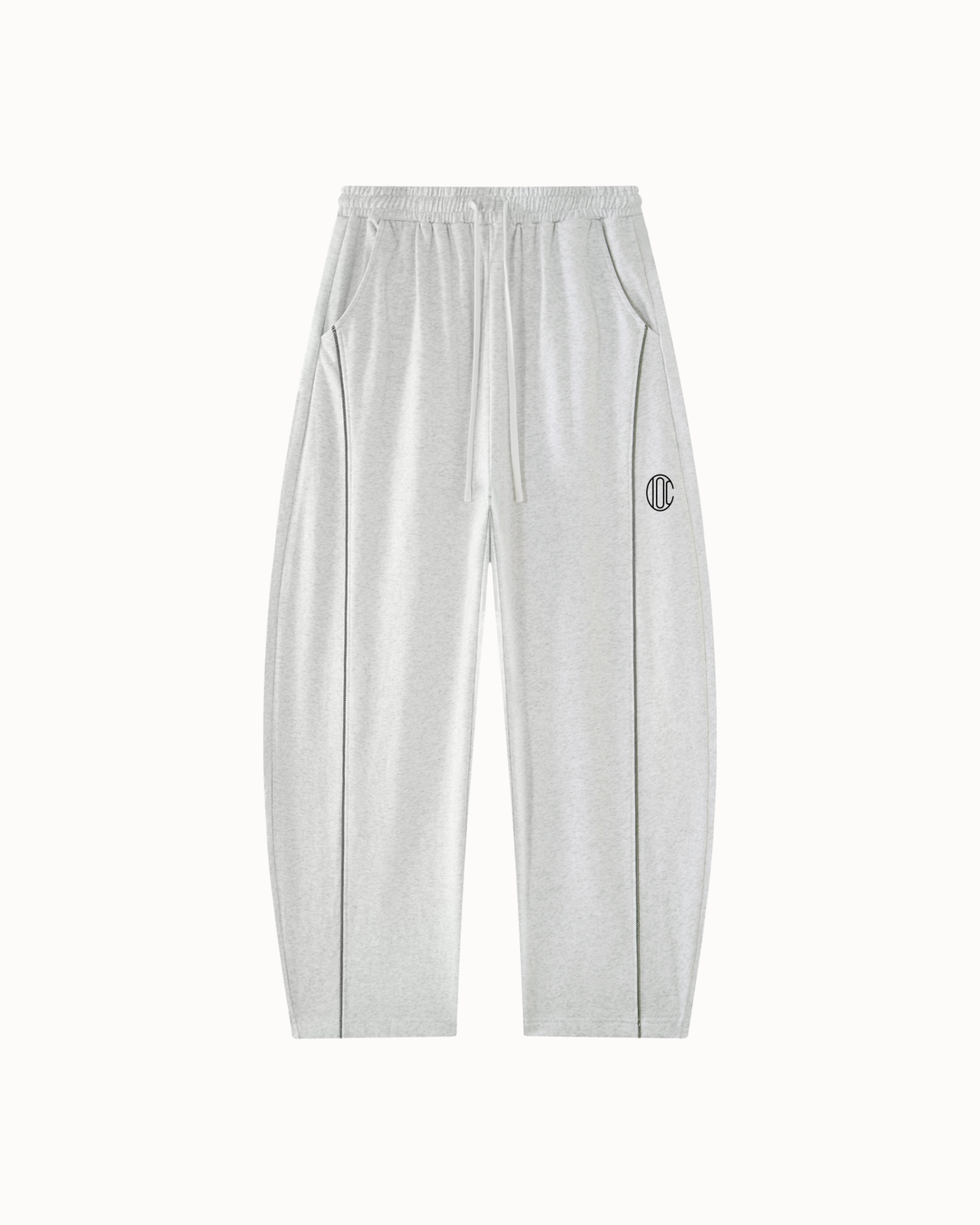 Lined Sigil Sweatpants Flower Gray — Institute of Creation