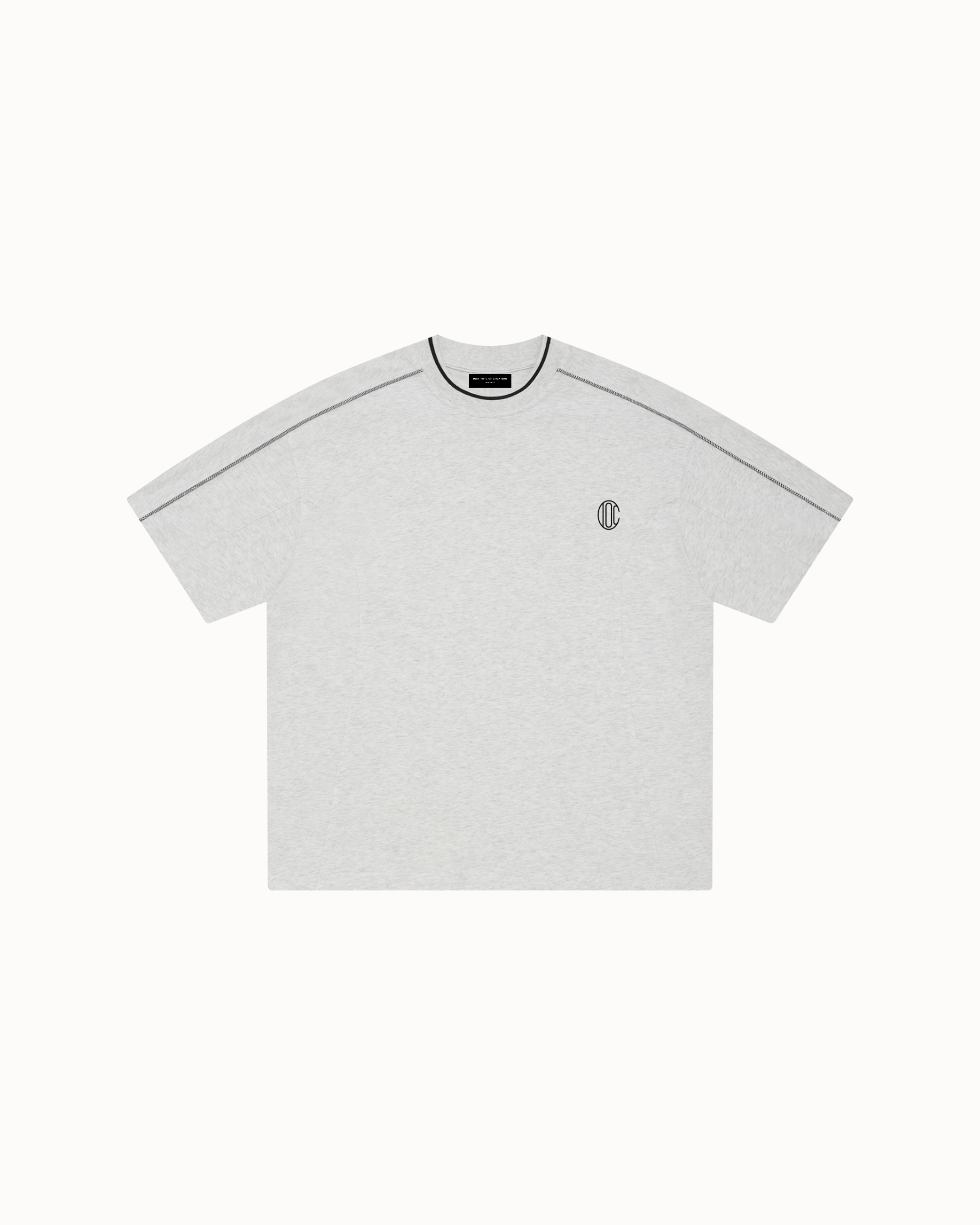 Lined Sigil T-Shirt Flower Gray — Institute of Creation