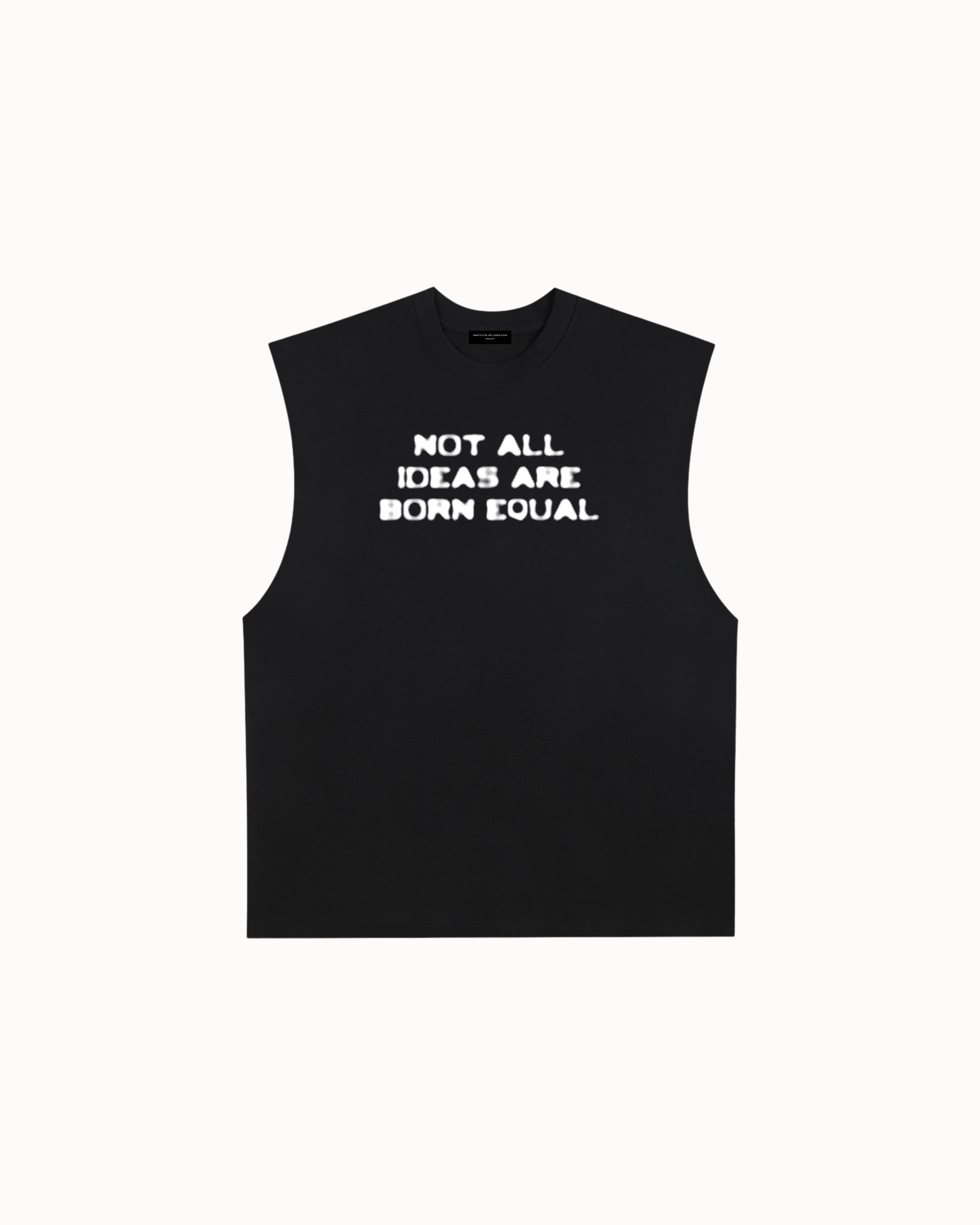 Manifesto Tank Top Black — Institute of Creation