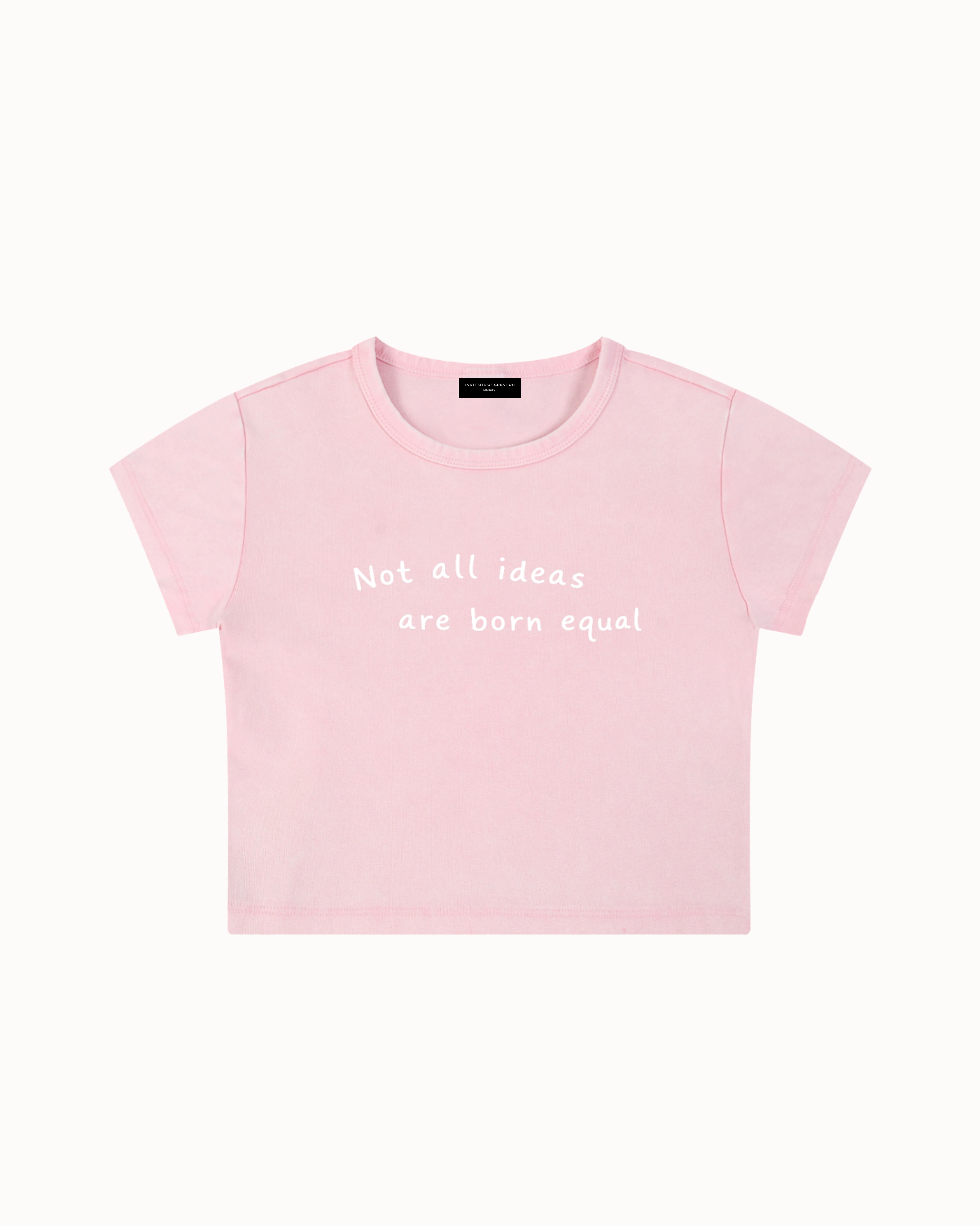 Mantra Crop Top Pink — Institute of Creation