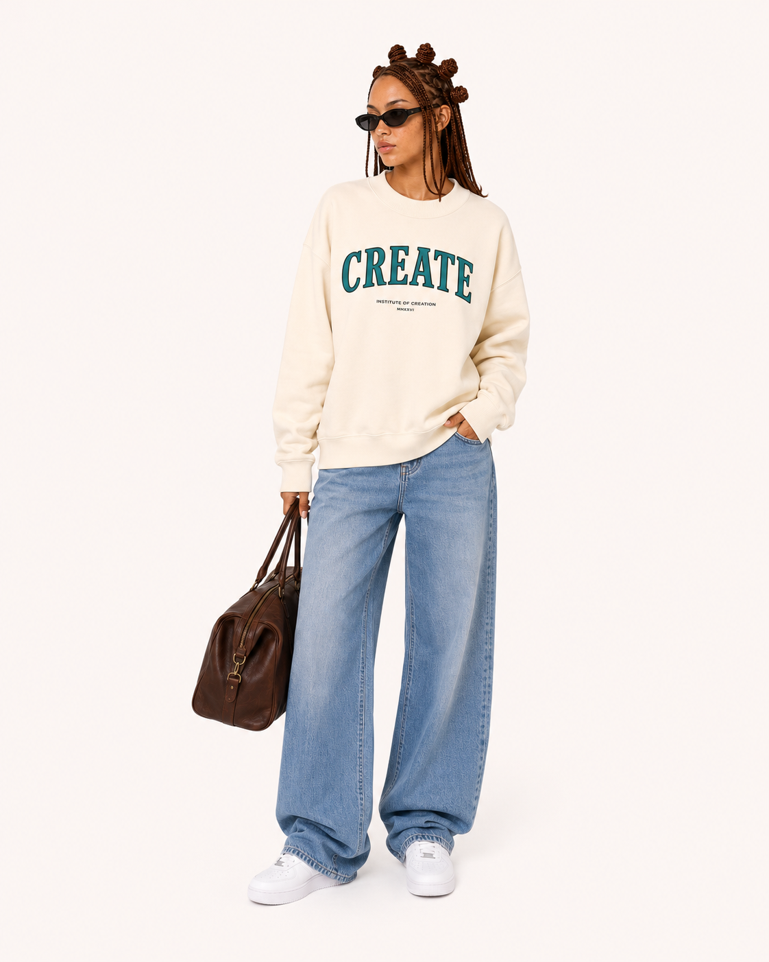 Artisan Sweatshirt Cream Apricot