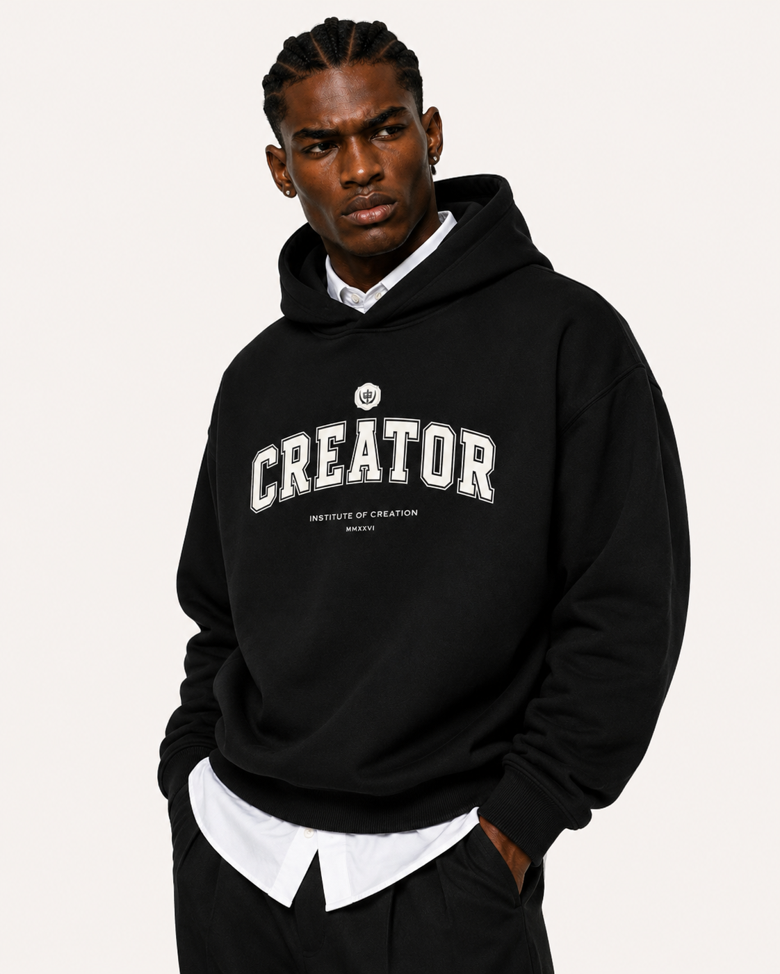 Creator Varsity Hoodie Black