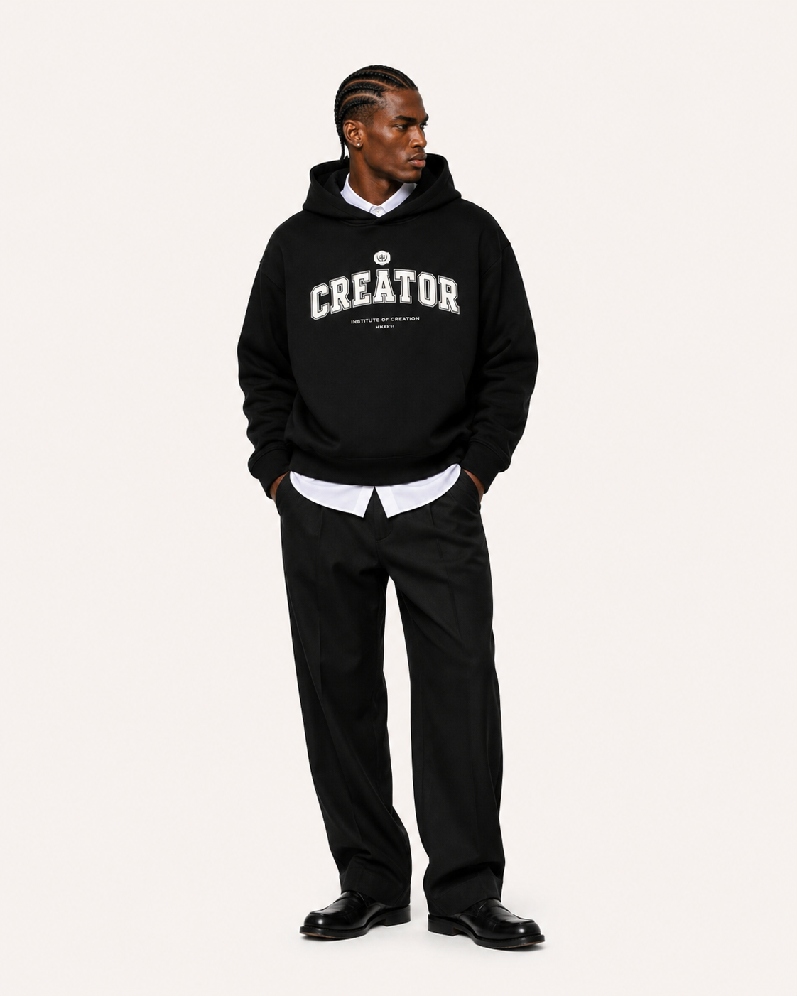 Creator Varsity Hoodie Black