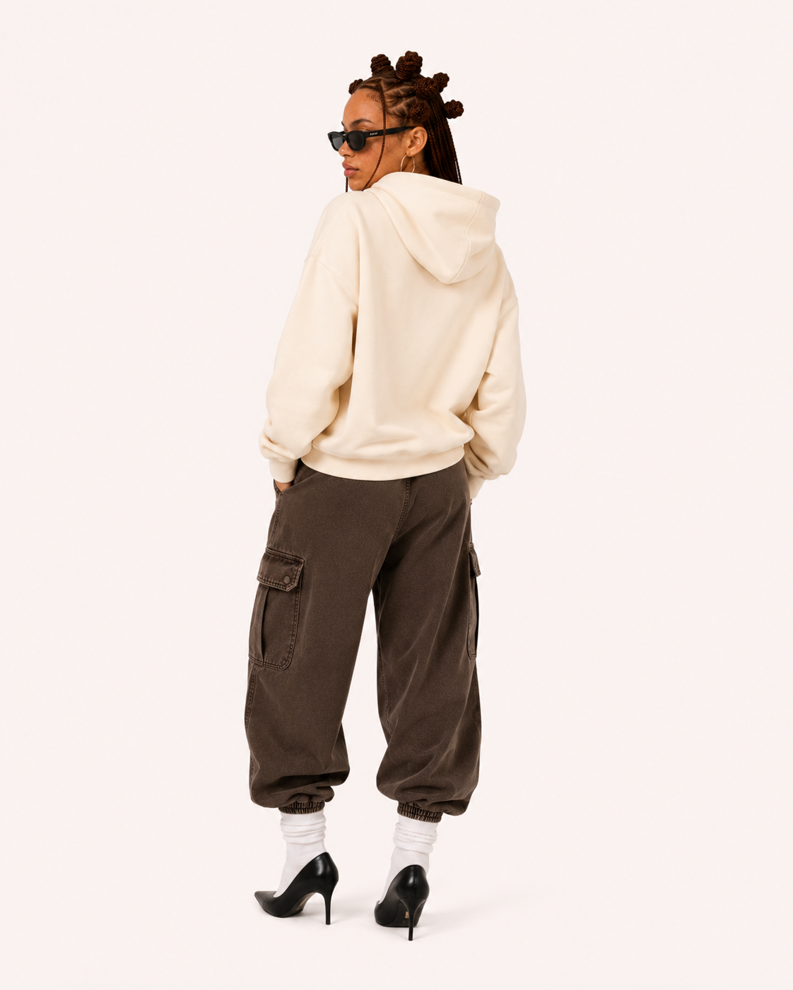 Creator Varsity Hoodie Cream Apricot