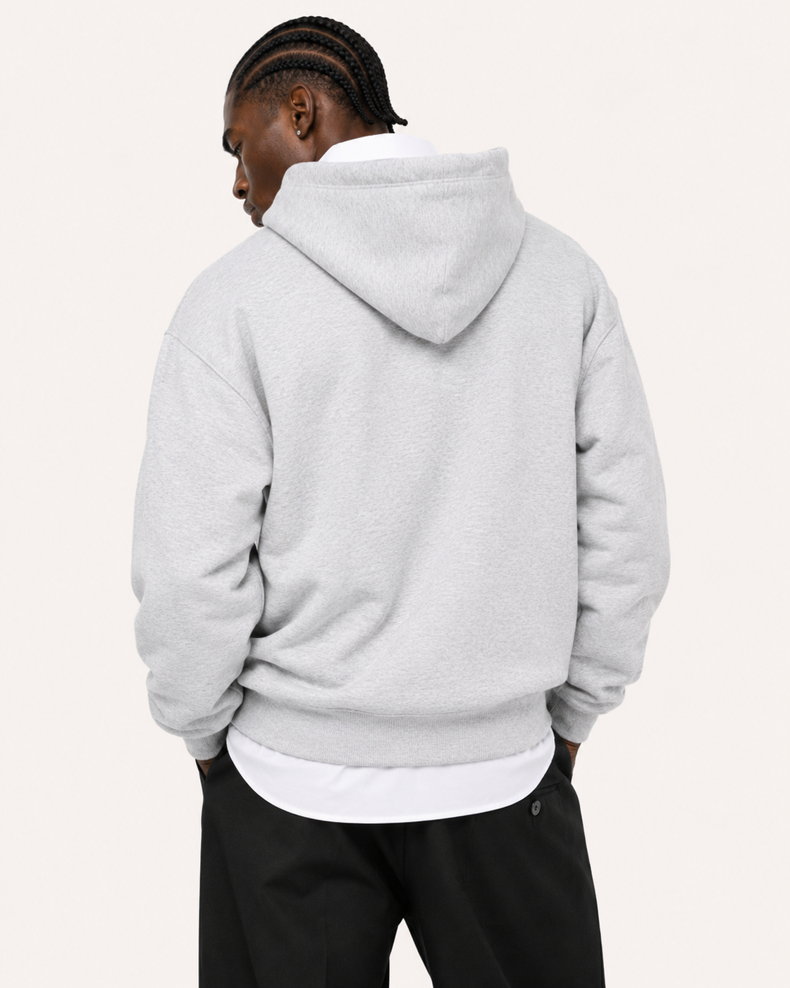 Creator Varsity Hoodie Flower Gray