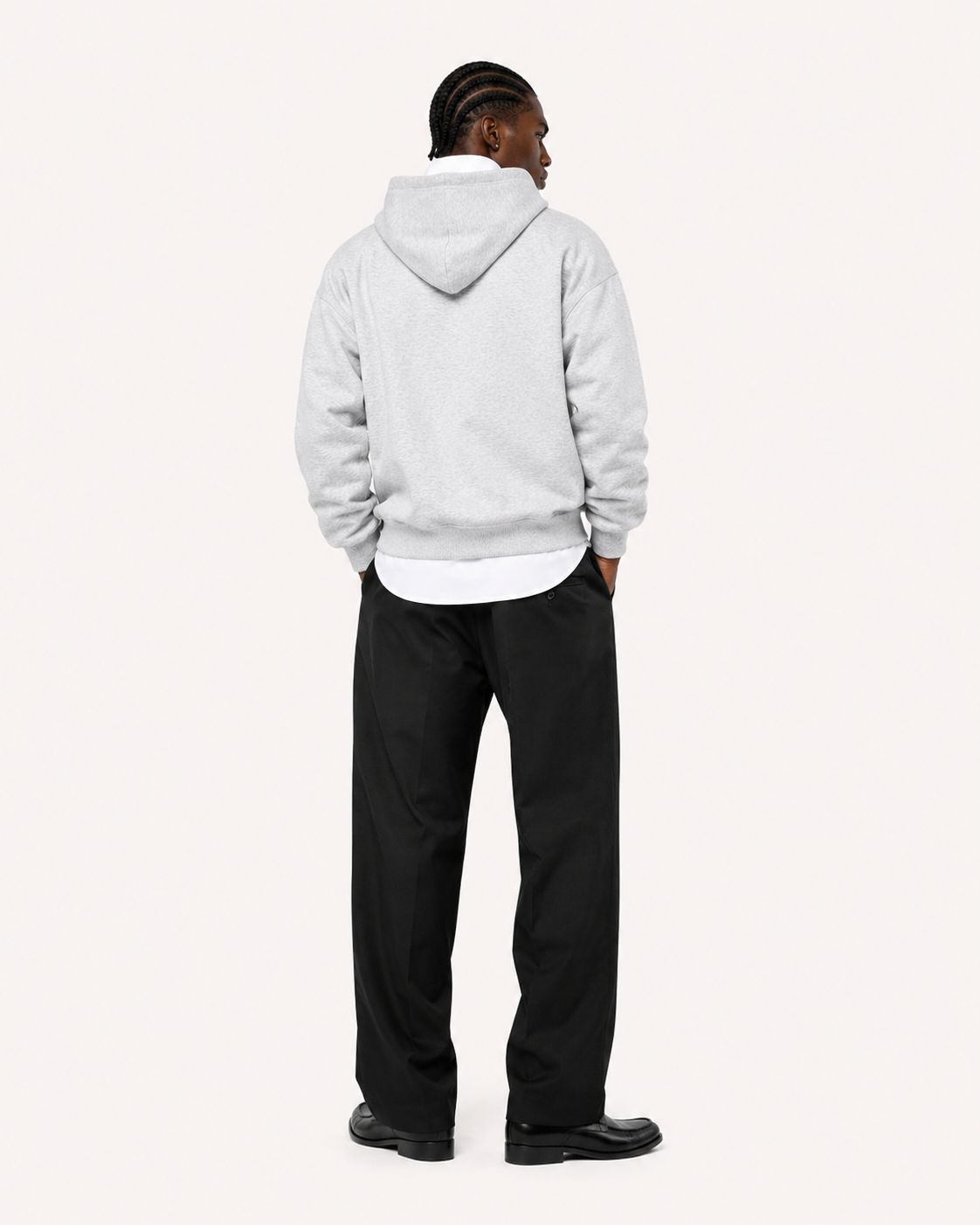 Creator Varsity Hoodie Flower Gray