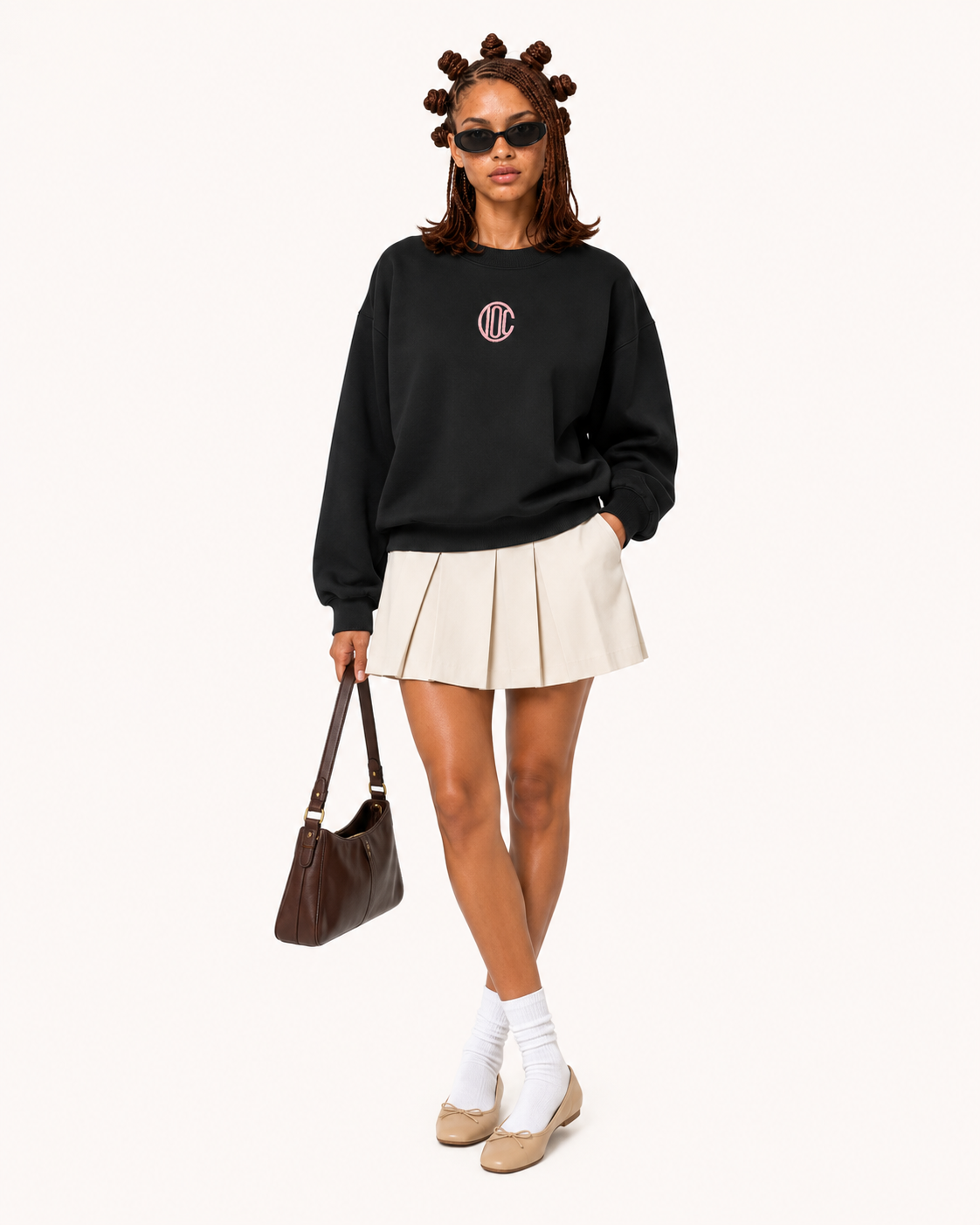Emblem Sweatshirt Black