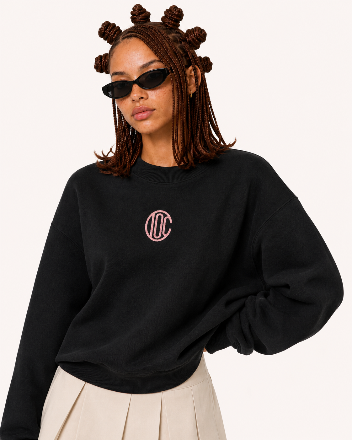 Emblem Sweatshirt Black