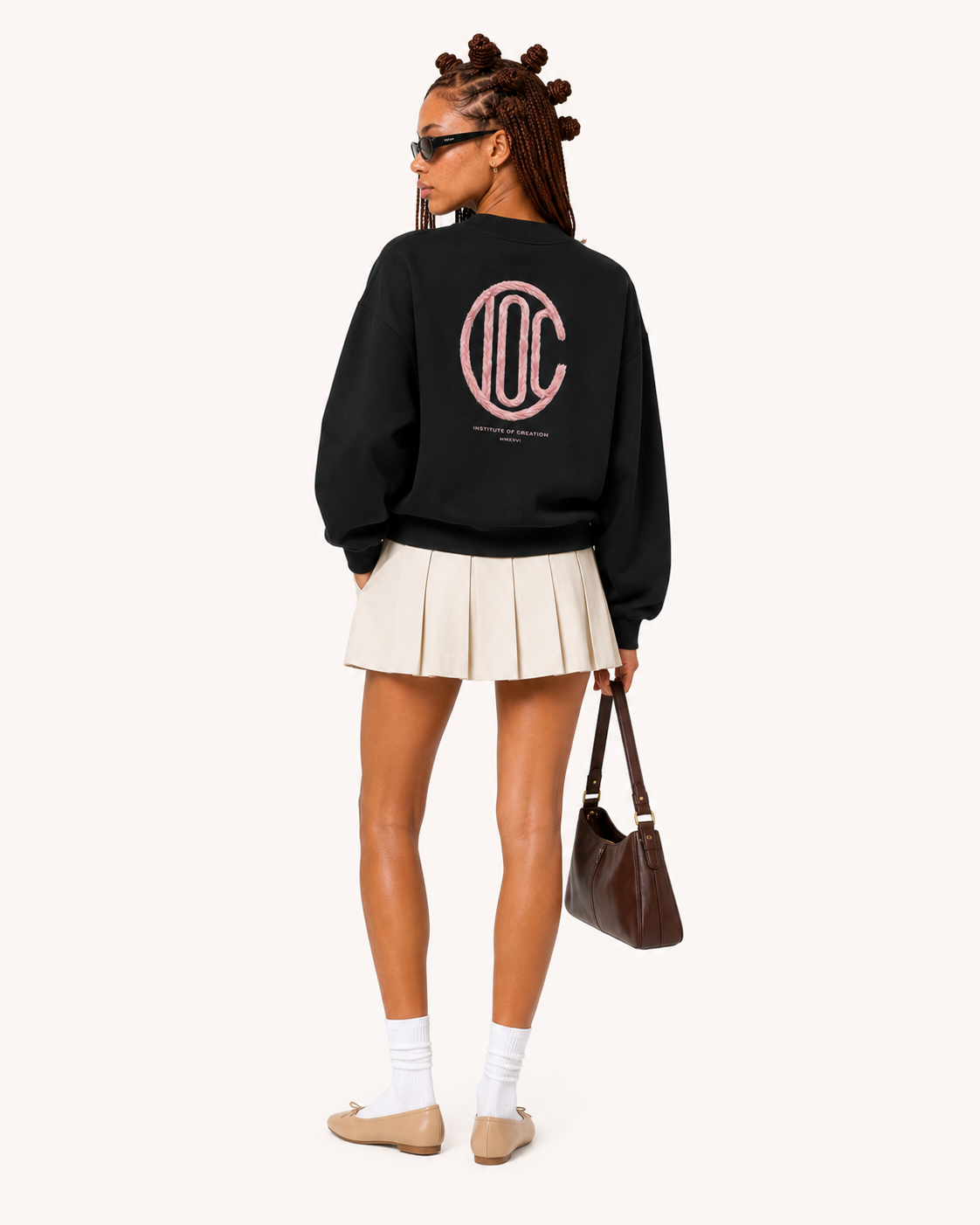 Emblem Sweatshirt Black