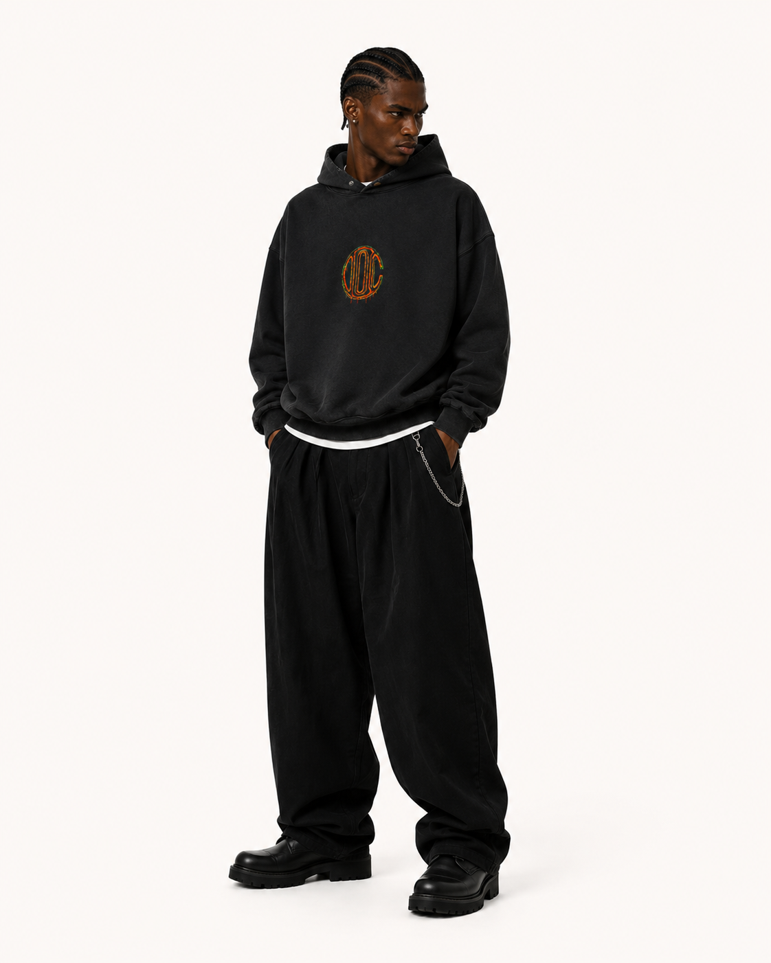 Halo Hoodie Black