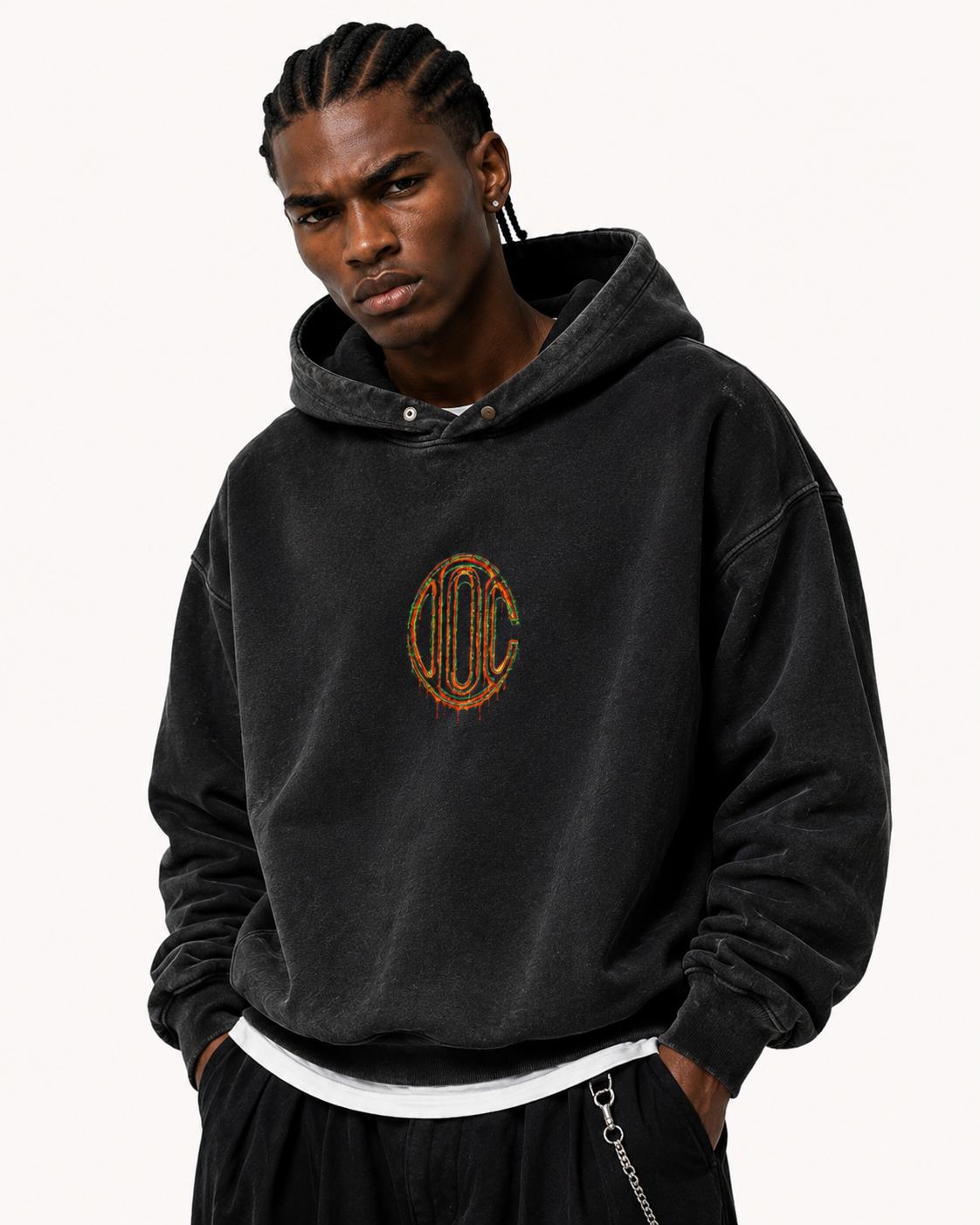 Halo Hoodie Black