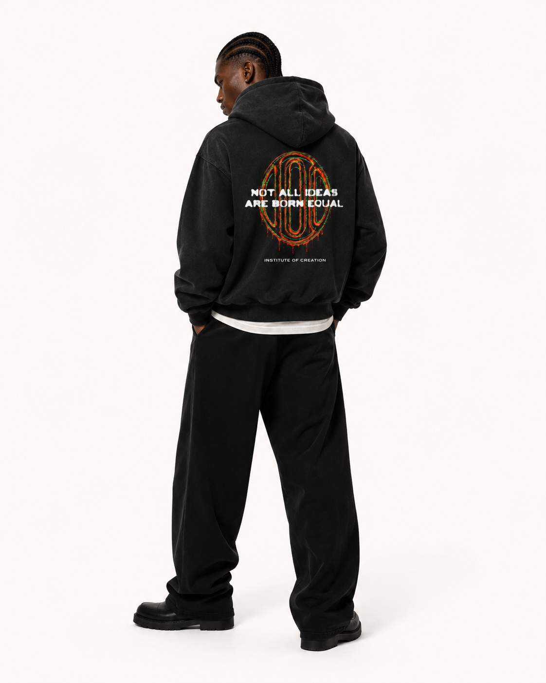 Halo Hoodie Black