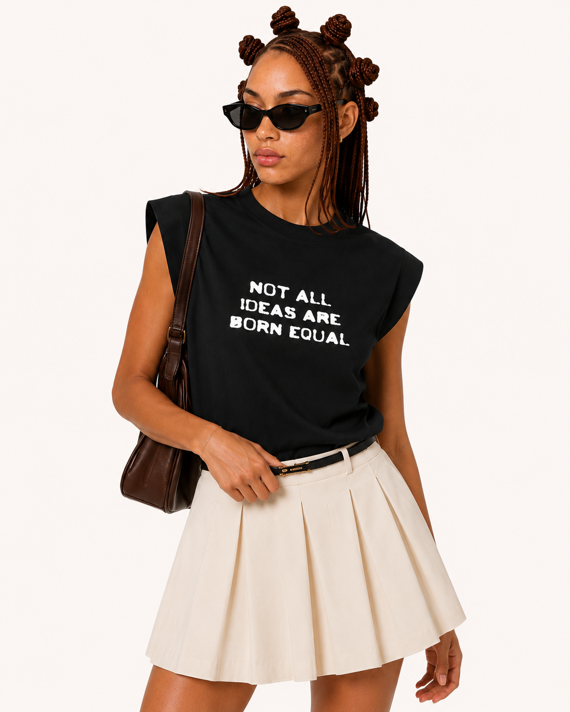 Manifesto Tank Top Black
