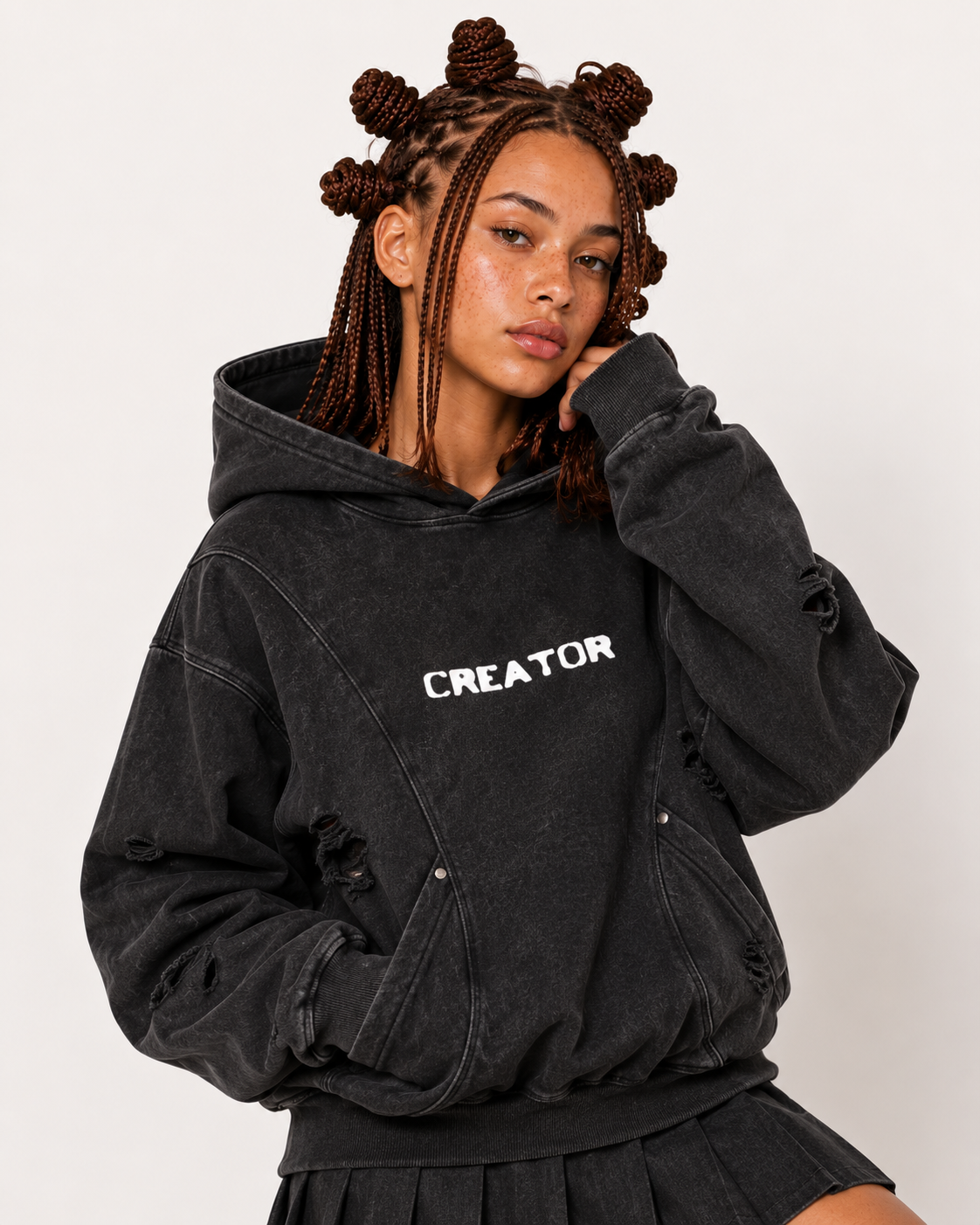 Creator Mantra Hoodie Black